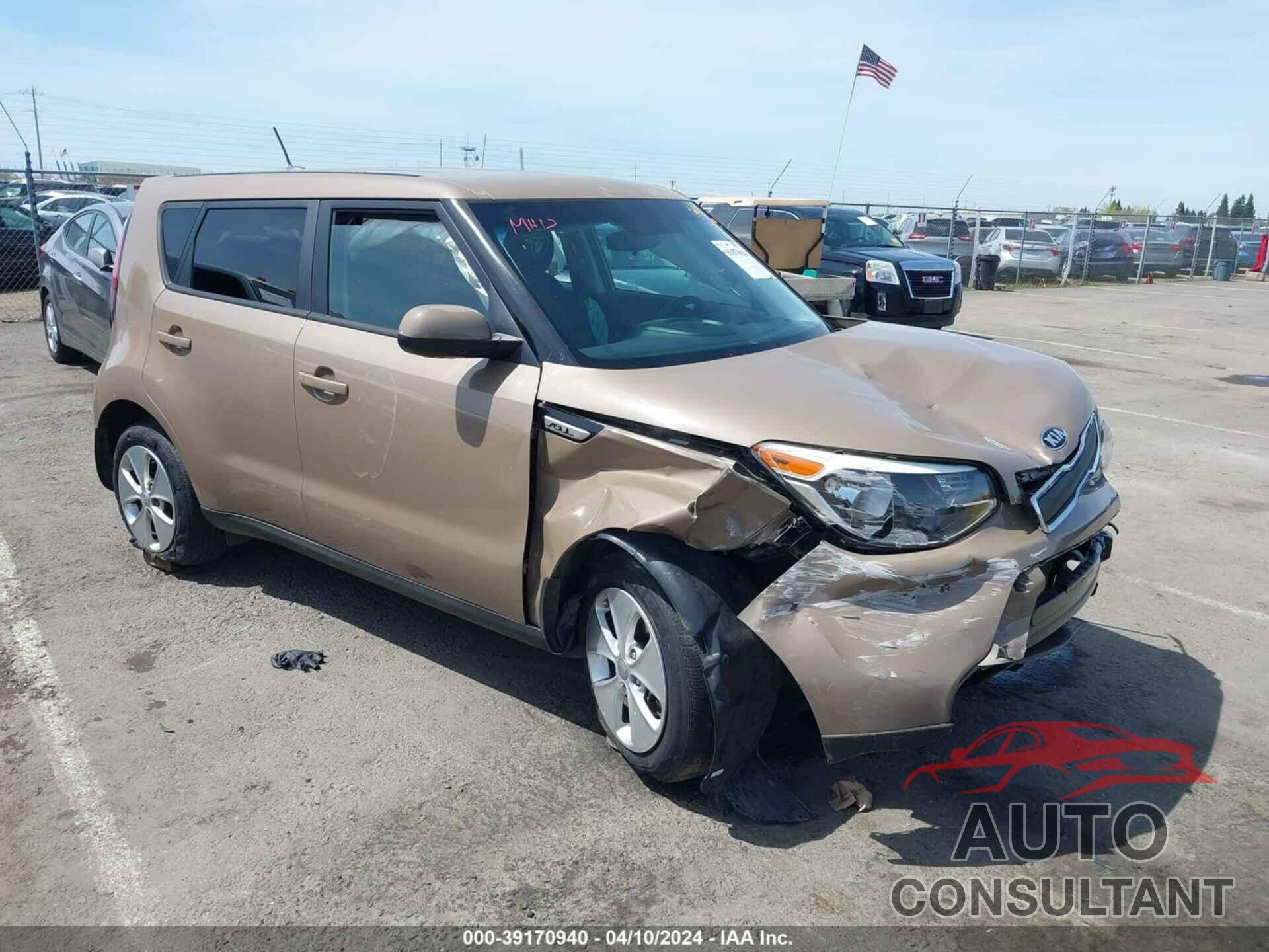 KIA SOUL 2016 - KNDJN2A27G7272273