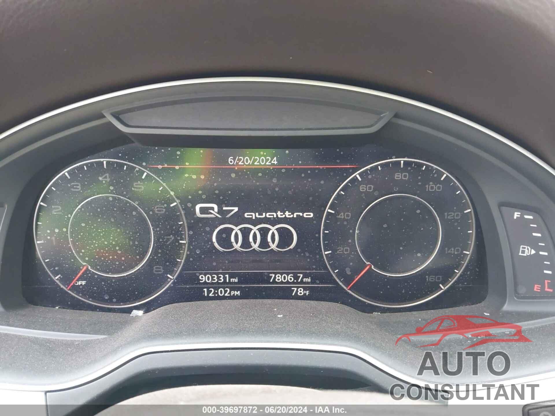 AUDI Q7 2018 - WA1LHAF71JD023453