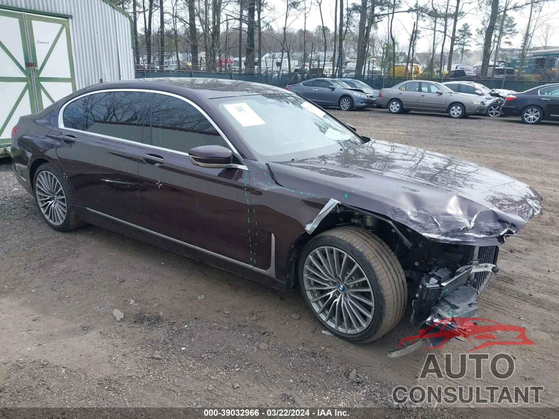 BMW 750I 2020 - WBA7U2C03LGJ59453