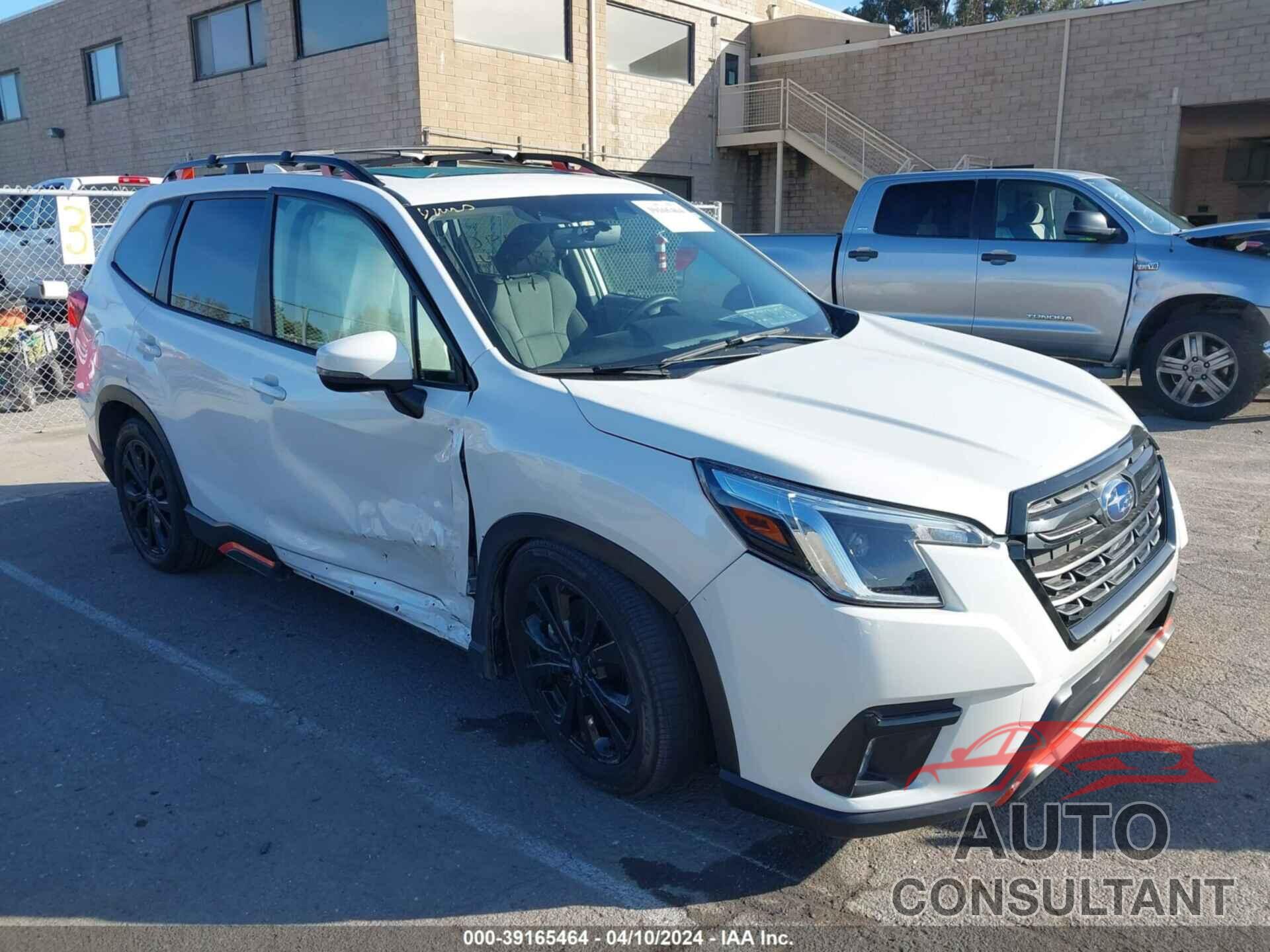 SUBARU FORESTER 2022 - JF2SKAJC8NH415045