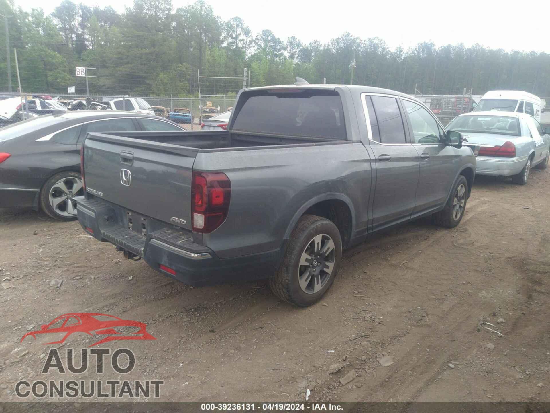 HONDA RIDGELINE 2017 - 5FPYK3F68HB008605