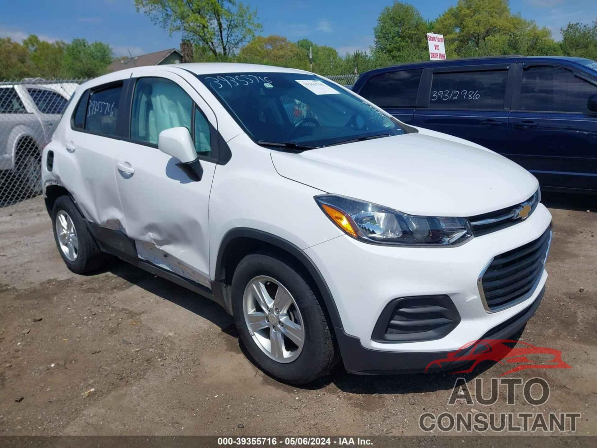 CHEVROLET TRAX 2019 - 3GNCJKSB2KL236408