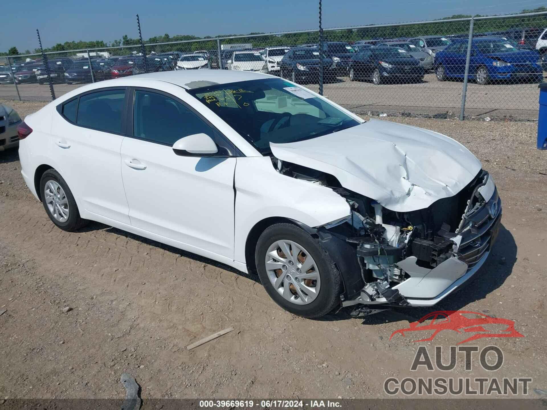 HYUNDAI ELANTRA 2019 - 5NPD74LF3KH440353