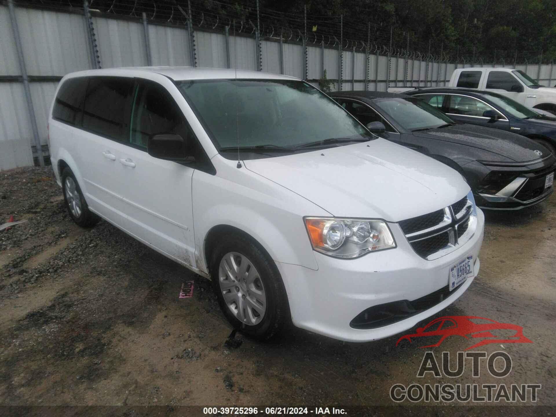 DODGE GRAND CARAVAN 2016 - 2C4RDGBG7GR114723