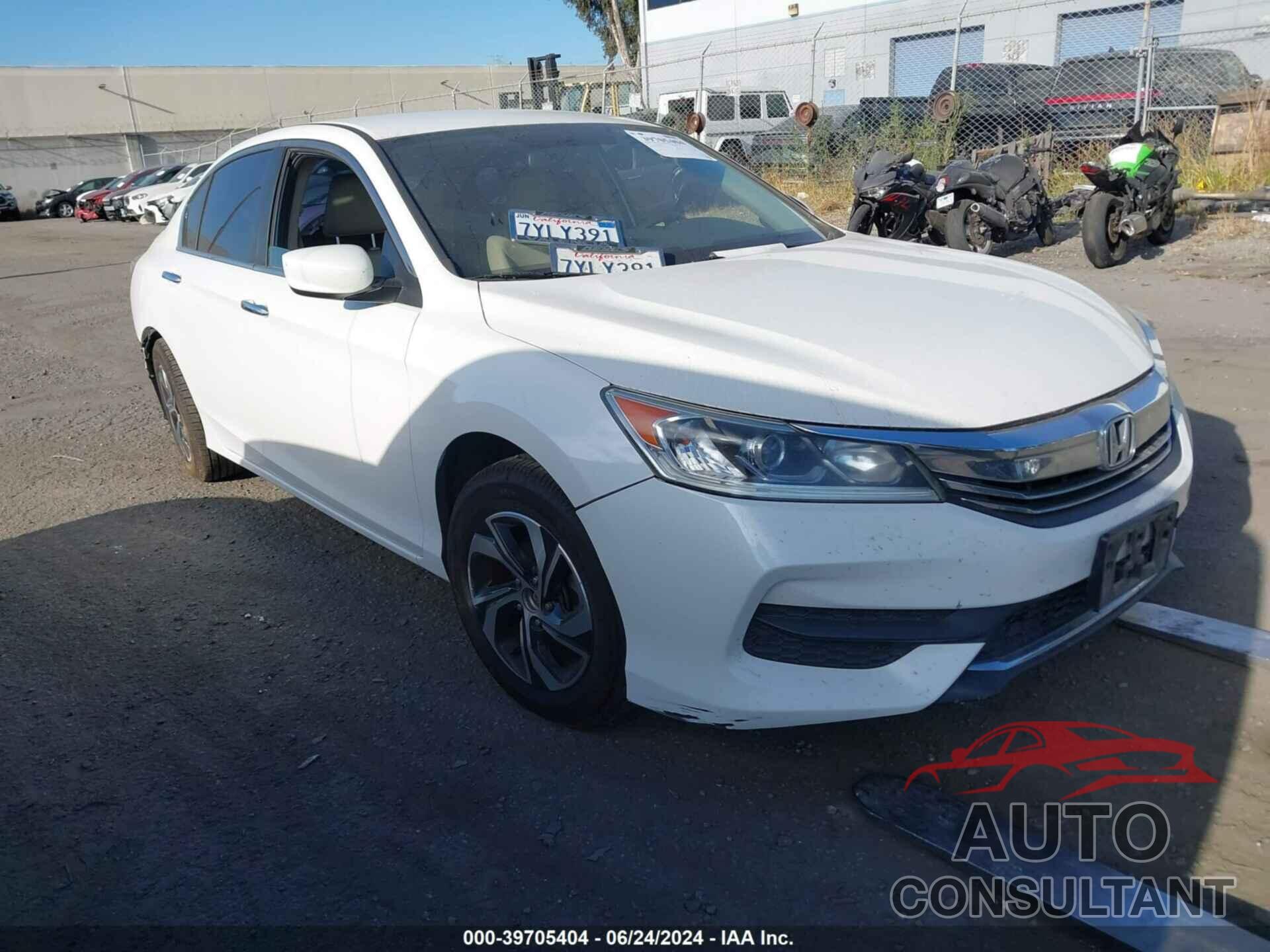 HONDA ACCORD 2017 - 1HGCR2F30HA226207