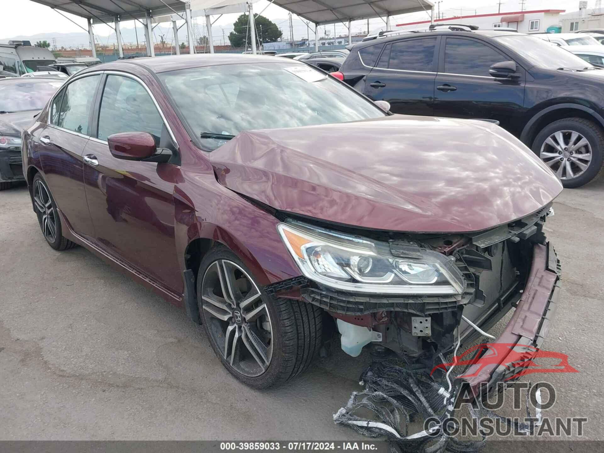 HONDA ACCORD 2017 - 1HGCR2F50HA061907