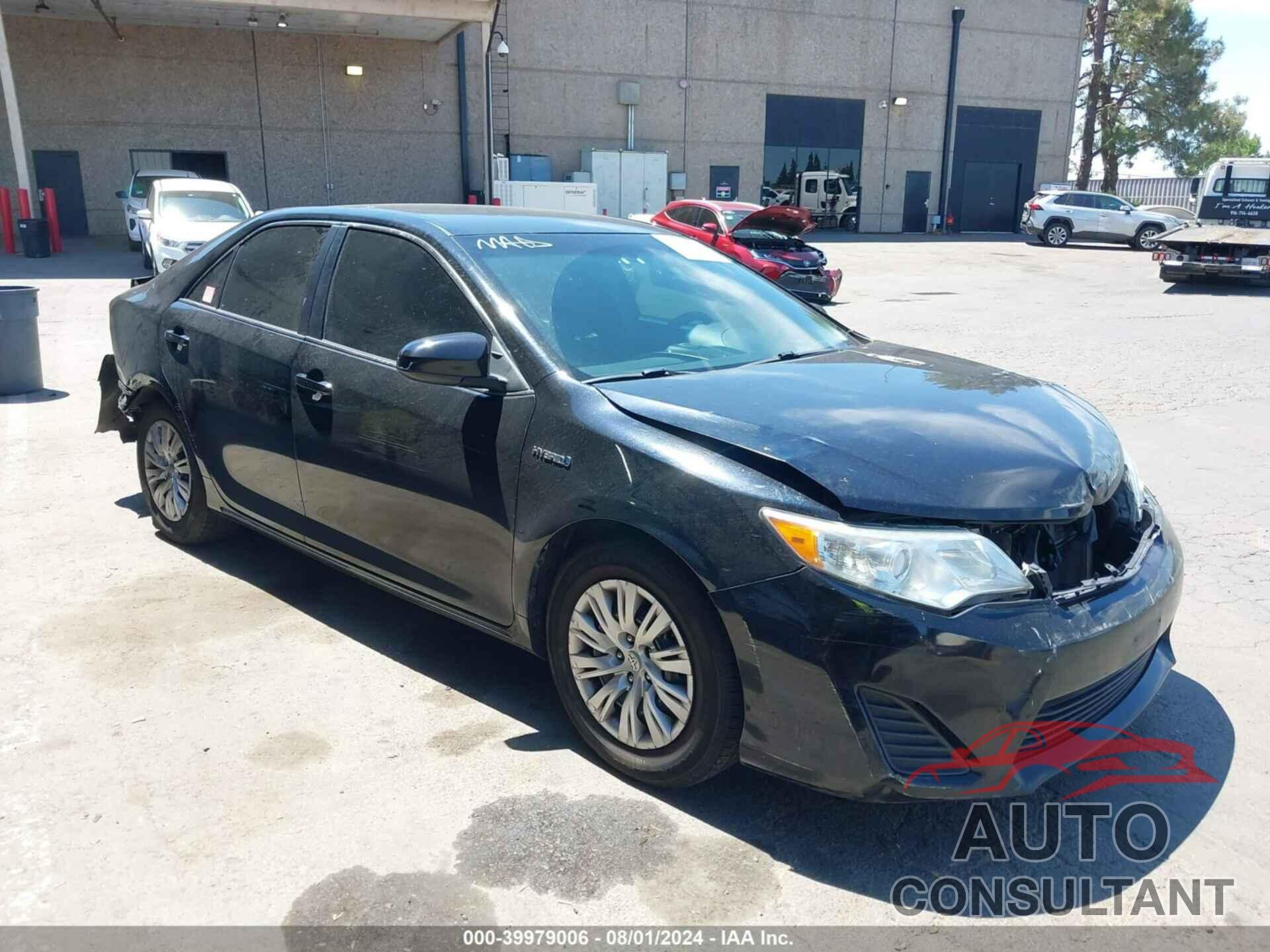 TOYOTA CAMRY HYBRID 2014 - 4T1BD1FK3EU120530