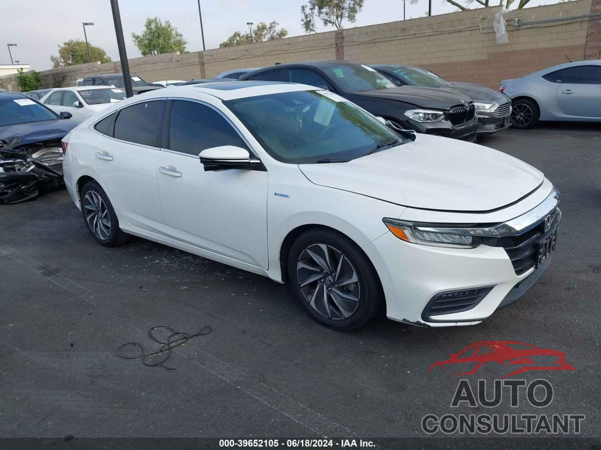 HONDA INSIGHT 2019 - 19XZE4F95KE023161