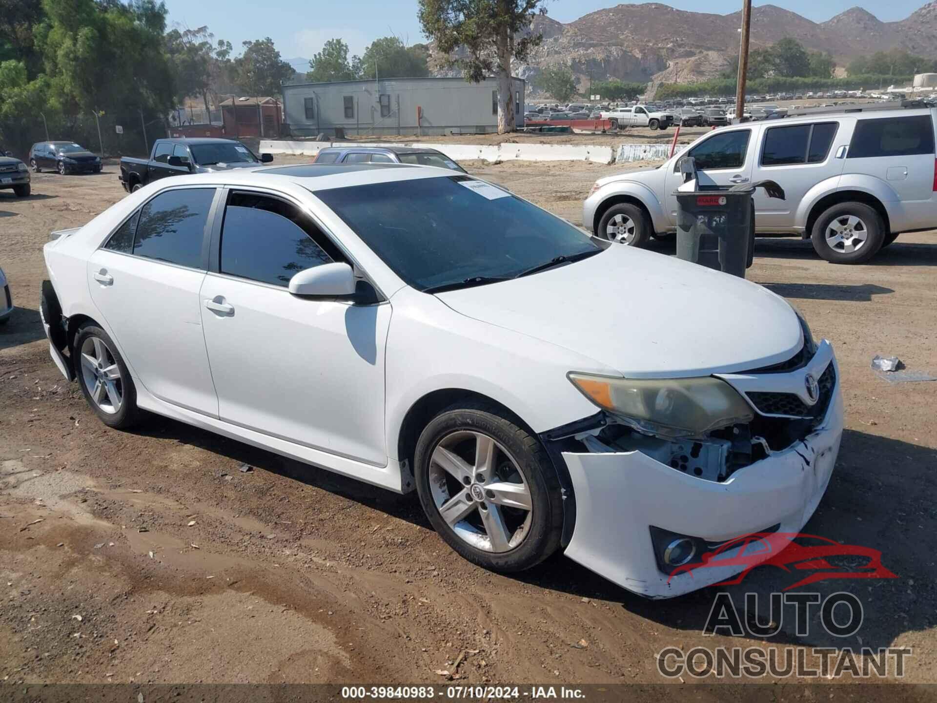 TOYOTA CAMRY 2012 - 4T1BF1FK4CU531359