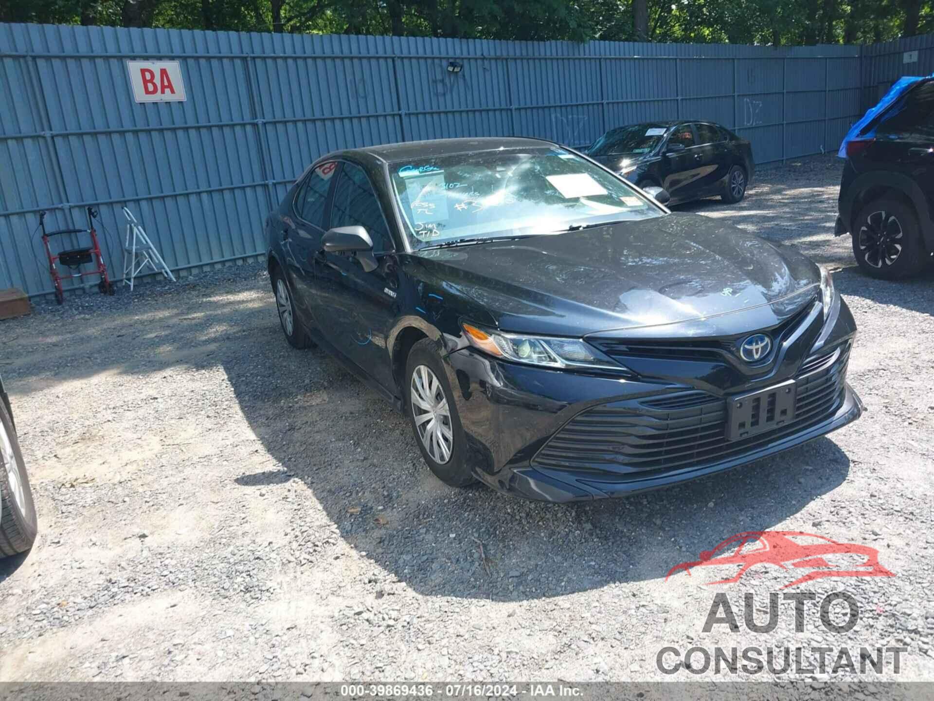 TOYOTA CAMRY HYBRID 2018 - 4T1B31HKXJU001710