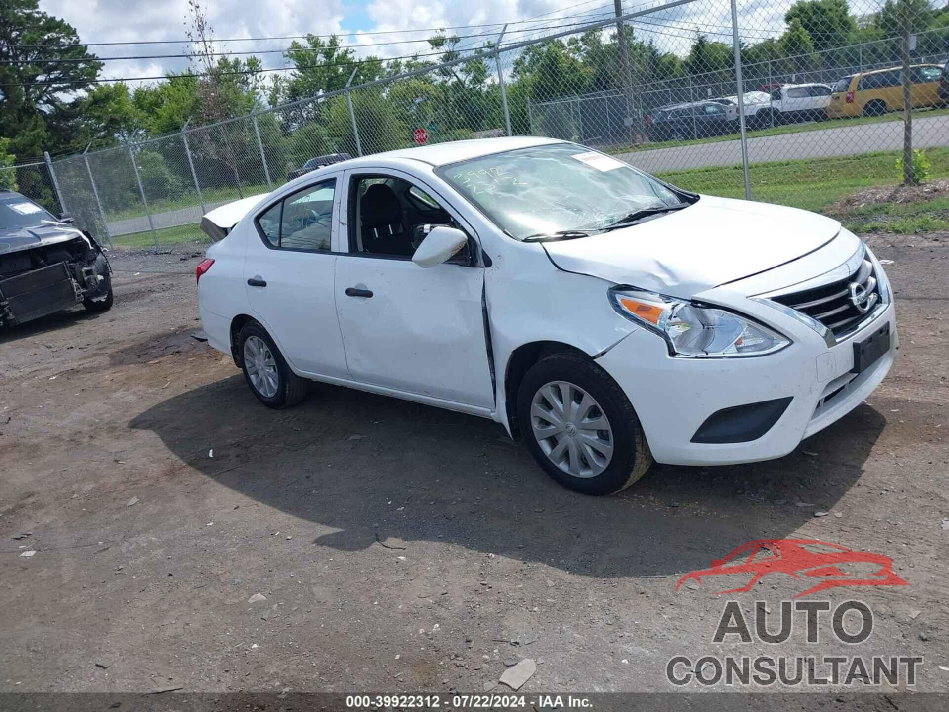 NISSAN VERSA 2019 - 3N1CN7AP1KL880458