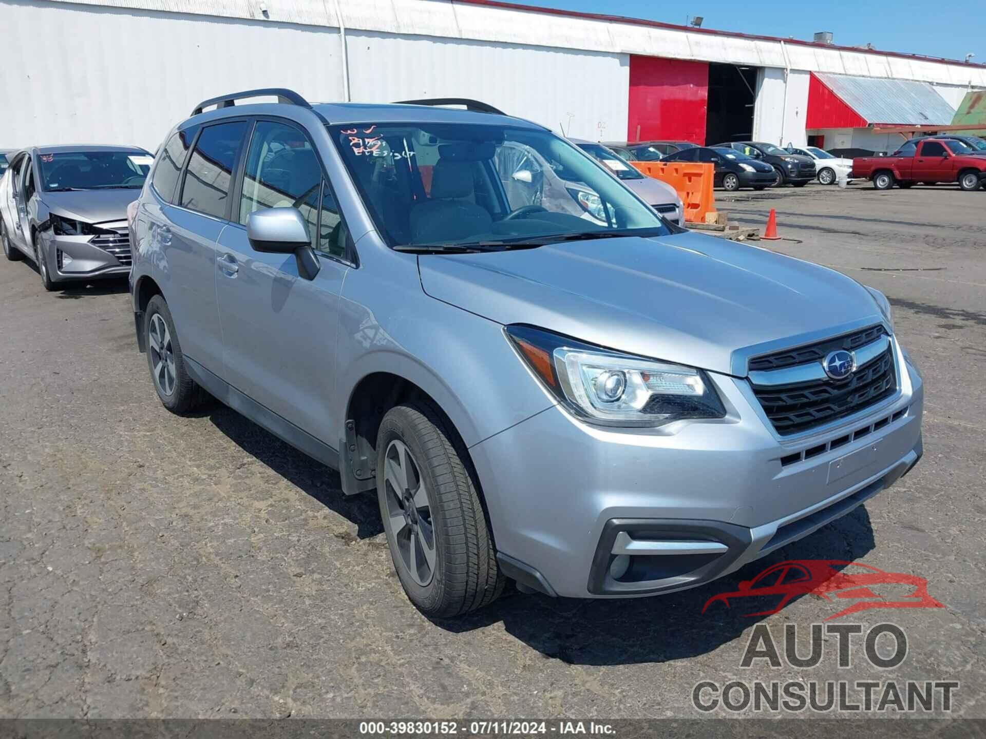 SUBARU FORESTER 2018 - JF2SJARCXJH567264