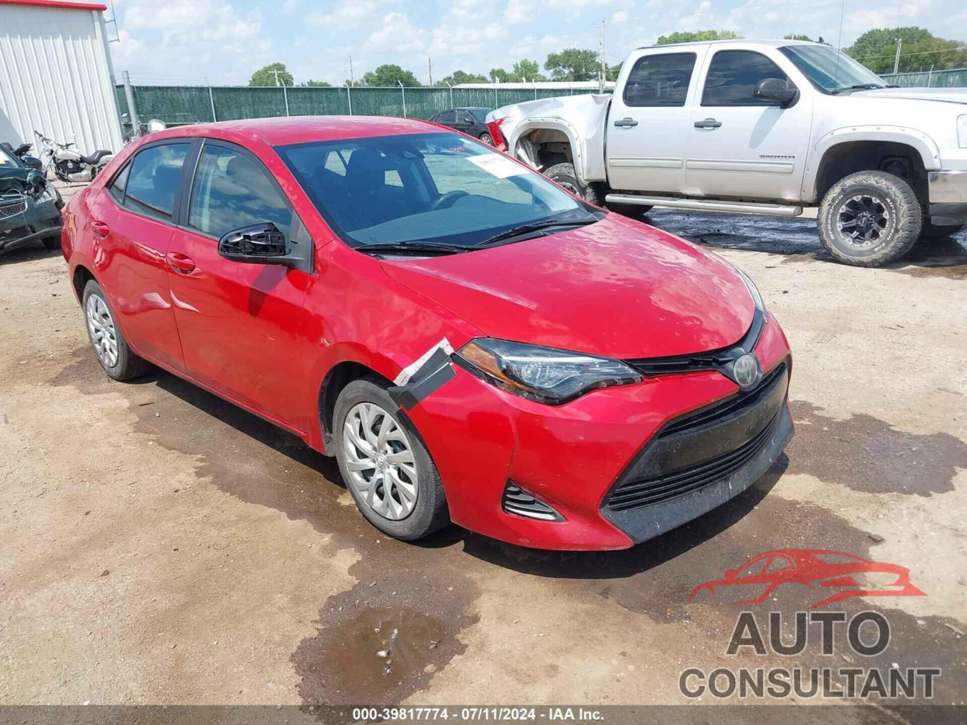 TOYOTA COROLLA 2019 - 5YFBURHEXKP886032
