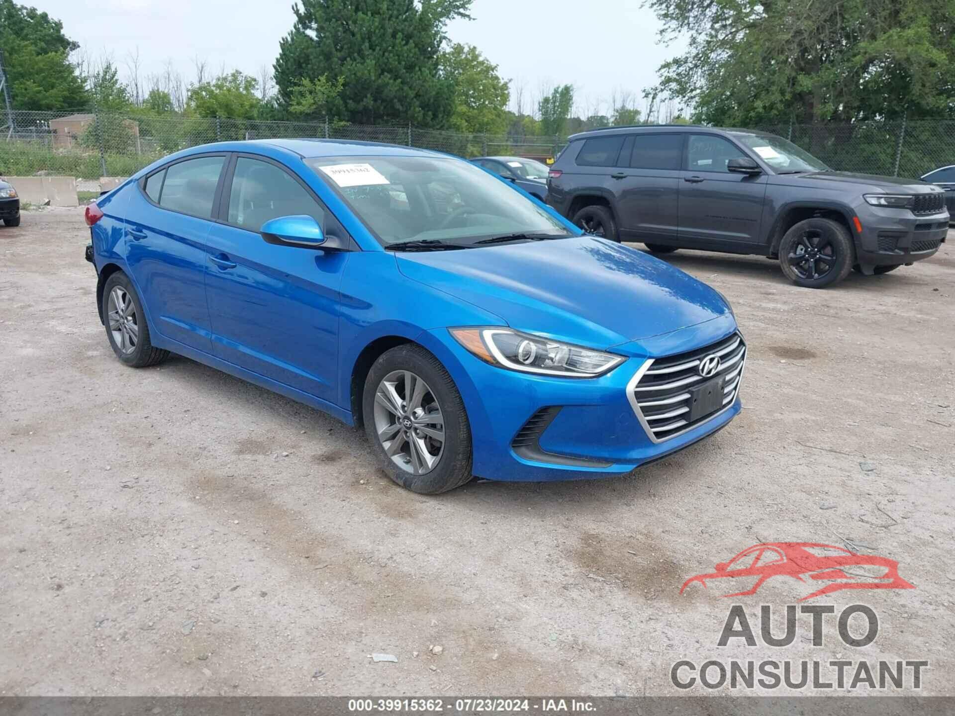 HYUNDAI ELANTRA 2018 - KMHD84LF5JU473819