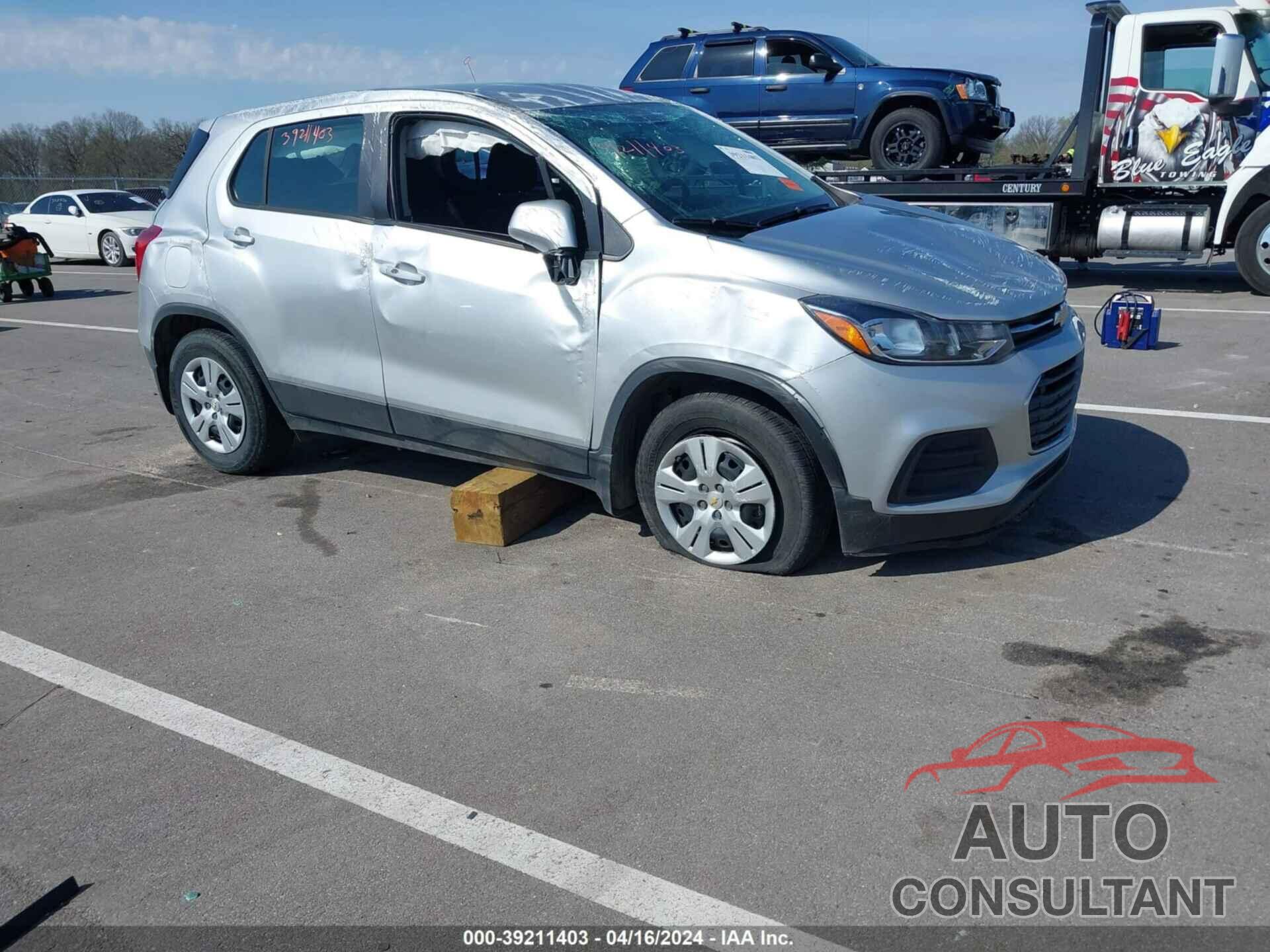 CHEVROLET TRAX 2017 - KL7CJKSB9HB228810