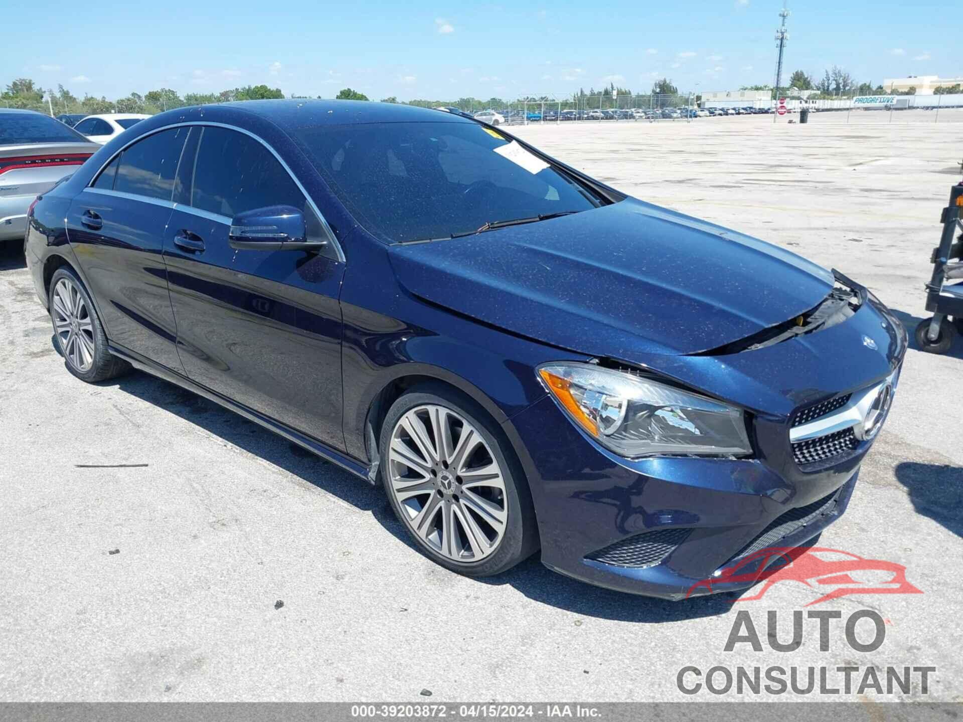 MERCEDES-BENZ CLA 250 2018 - WDDSJ4EB7JN676642