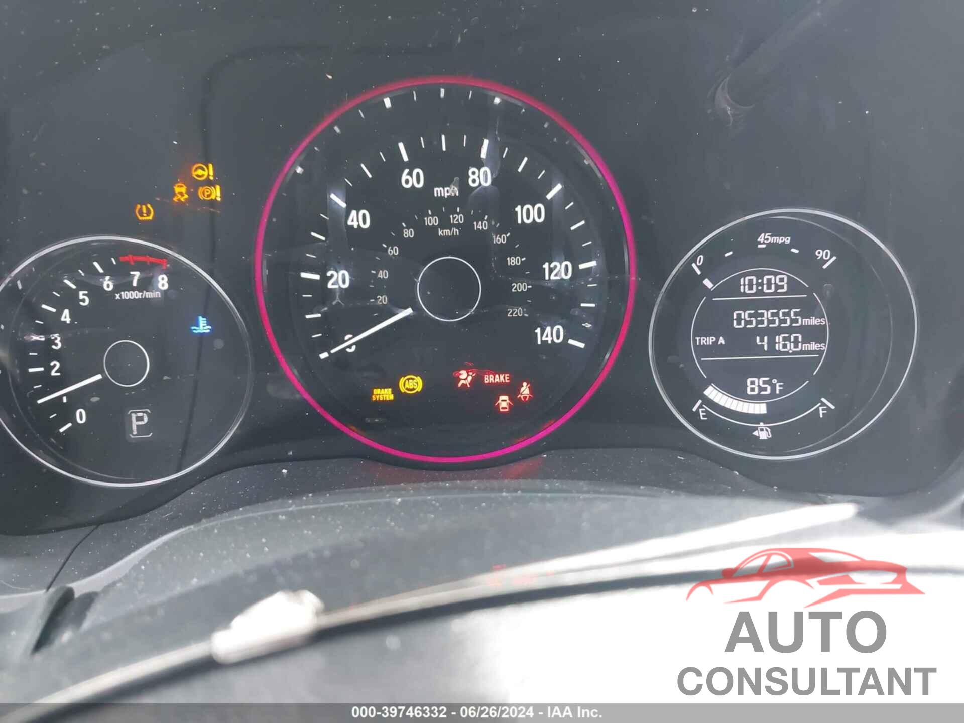 HONDA HR-V 2017 - 3CZRU5H71HM709985