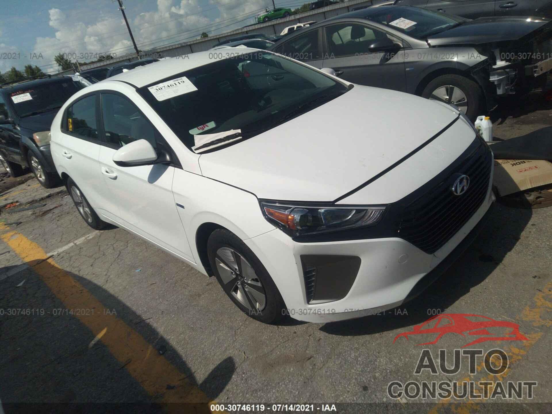 HYUNDAI IONIQ HYBRID 2019 - KMHC65LC9KU175224