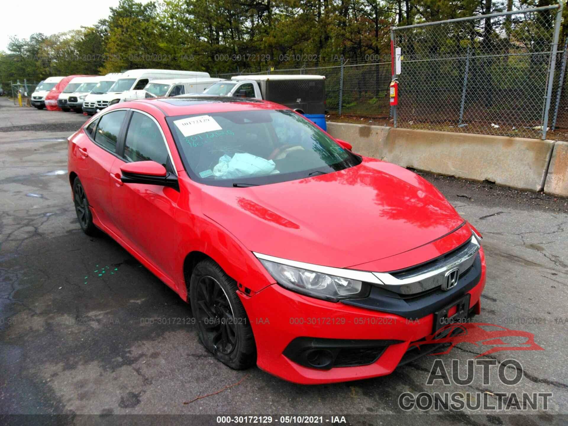 HONDA CIVIC SEDAN 2016 - 2HGFC2F86GH575964