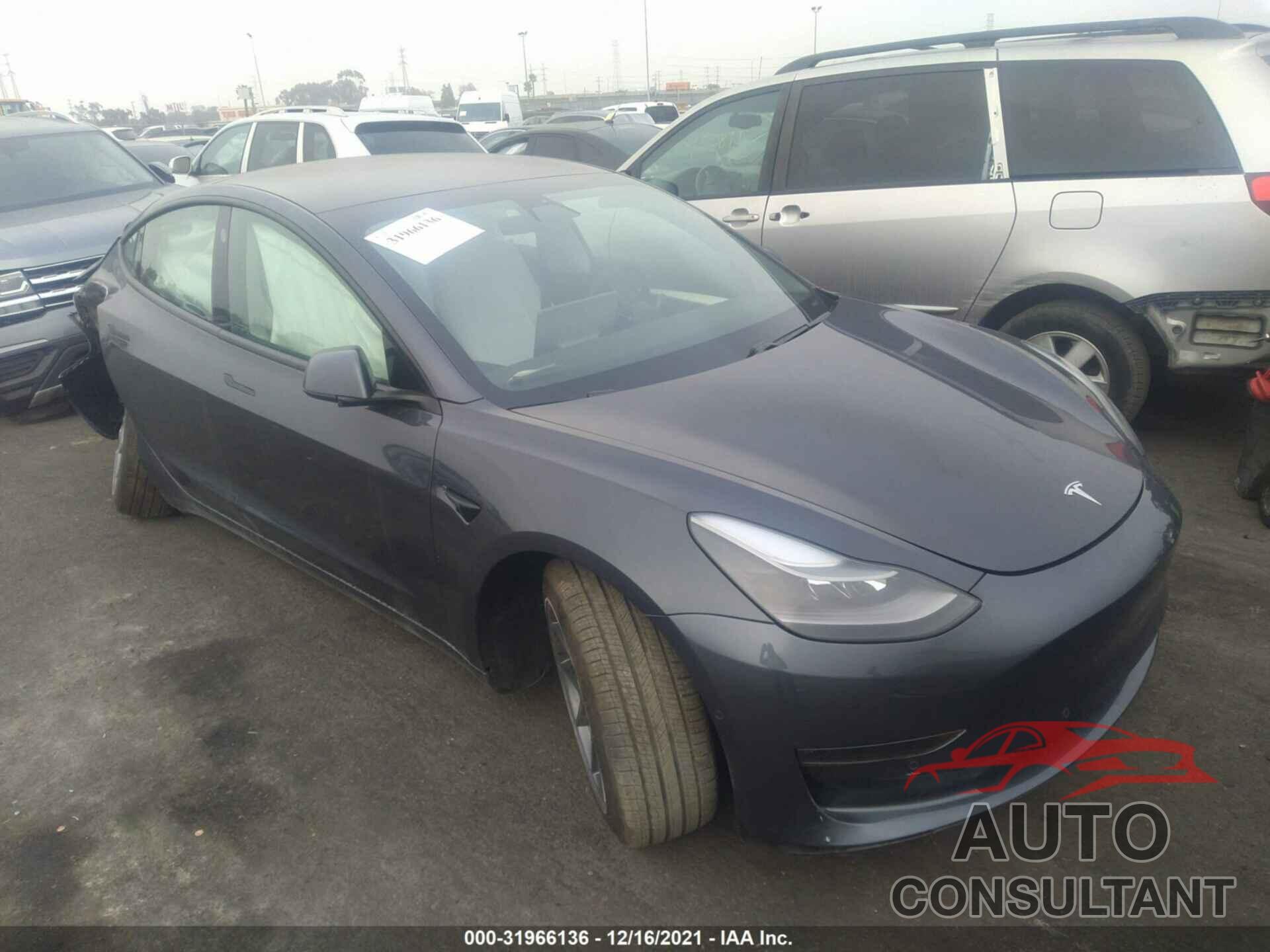 TESLA MODEL 3 2021 - 5YJ3E1EBXMF074483