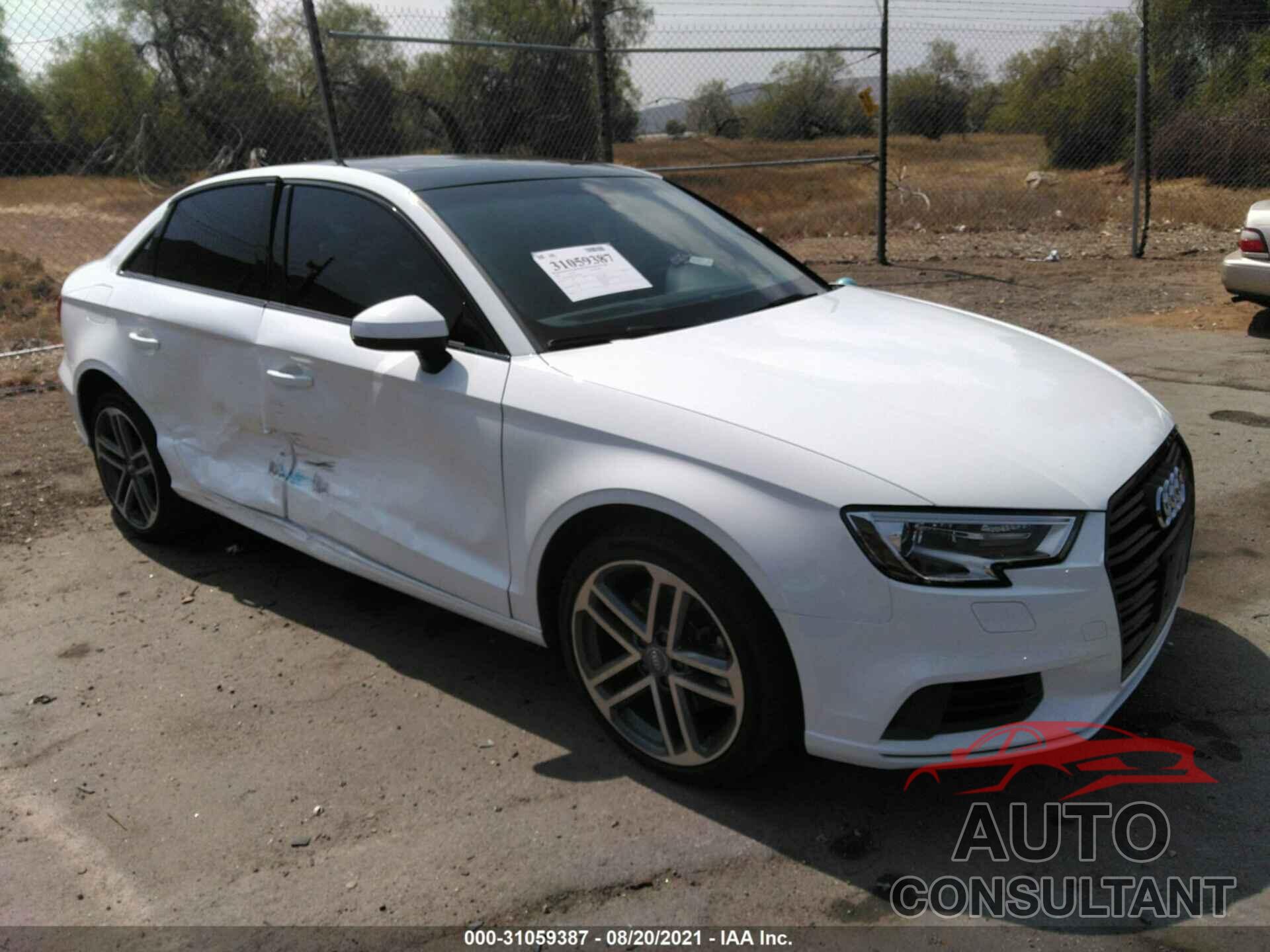 AUDI A3 SEDAN 2020 - WAUAUGFF3LA093900