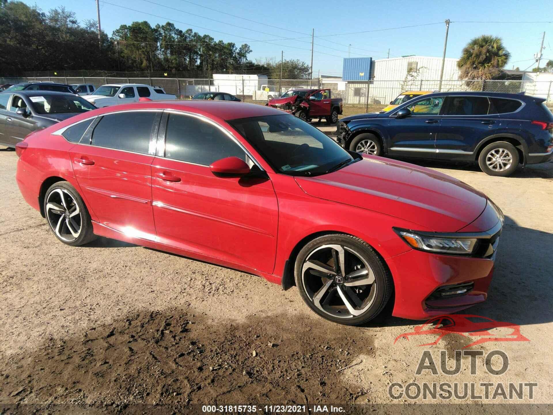 HONDA ACCORD SEDAN 2018 - 1HGCV1F38JA222823
