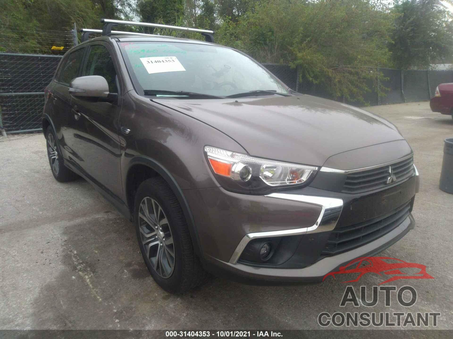 MITSUBISHI OUTLANDER SPORT 2016 - JA4AP3AUXGZ064405