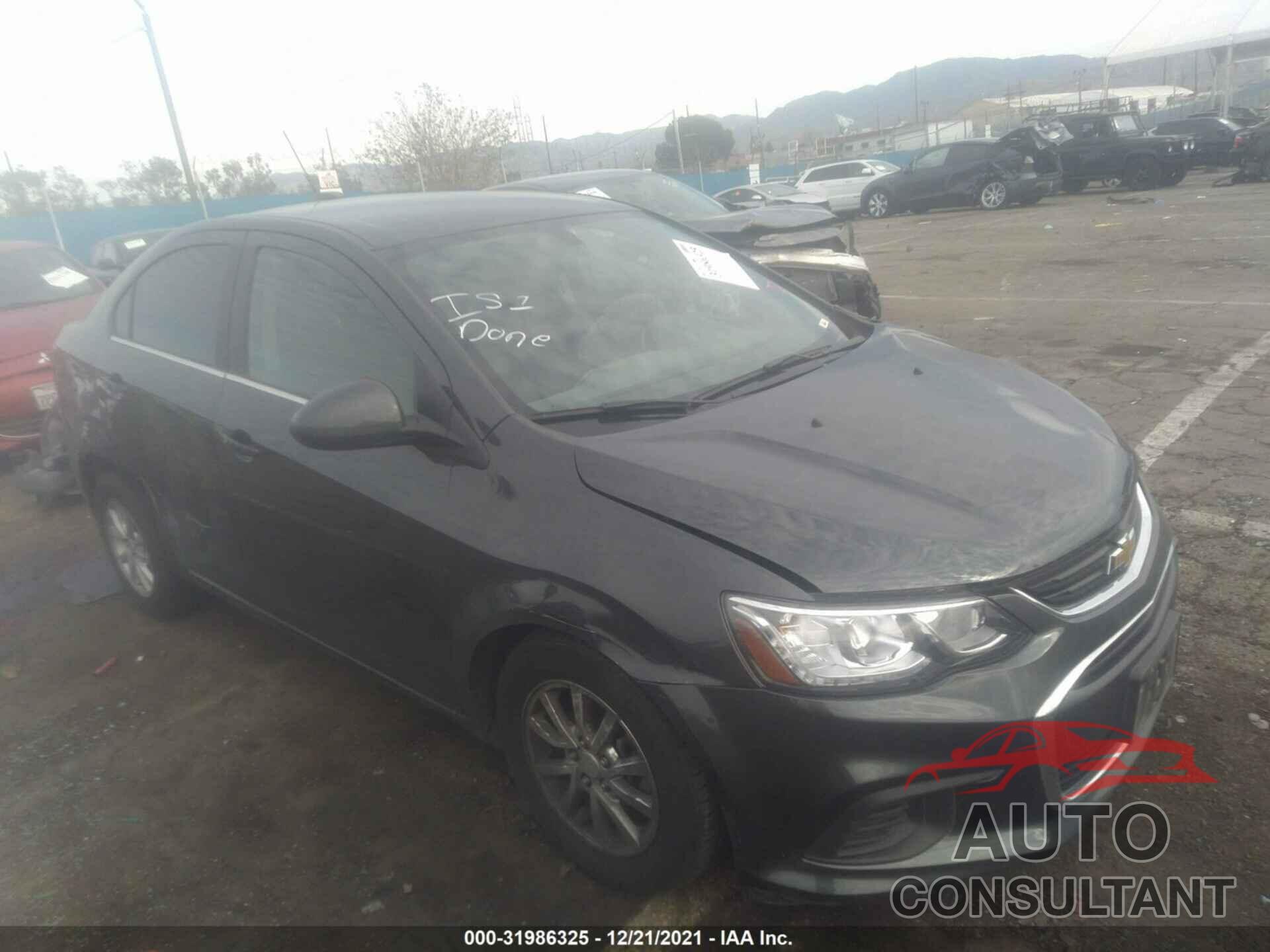 CHEVROLET SONIC 2019 - 1G1JD5SB3K4148362