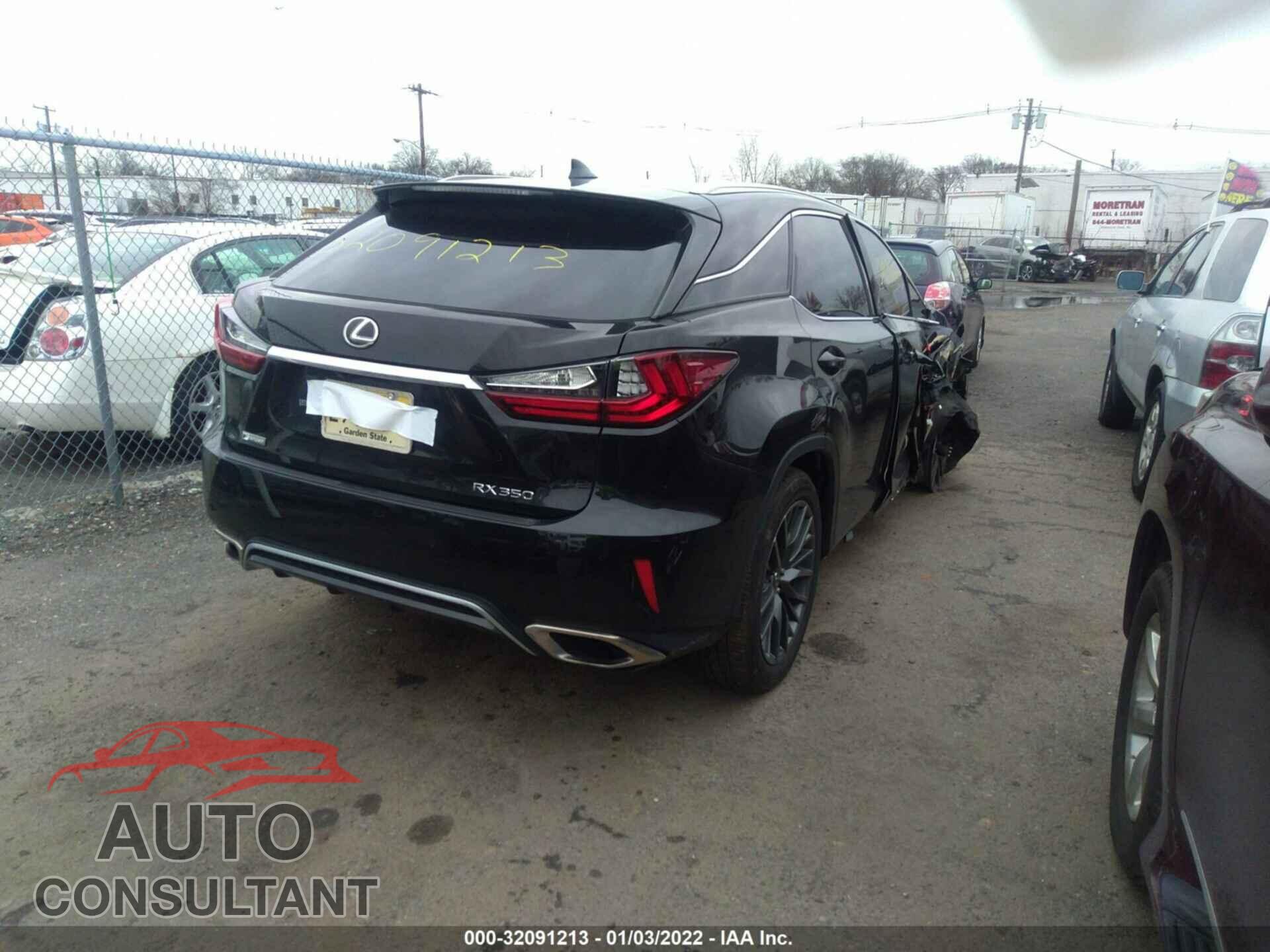 LEXUS RX 2019 - 2T2BZMCA5KC192370