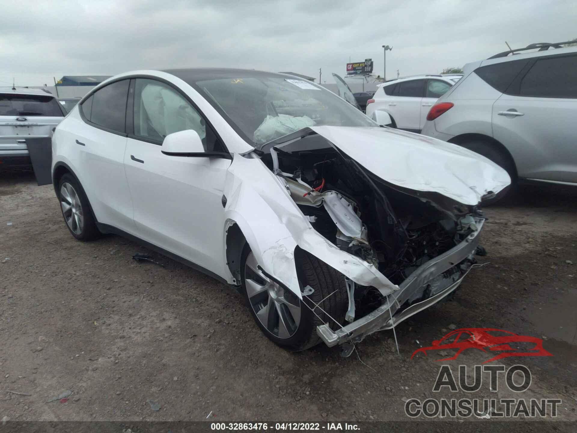 TESLA MODEL Y 2022 - 7SAYGDEE4NF315356
