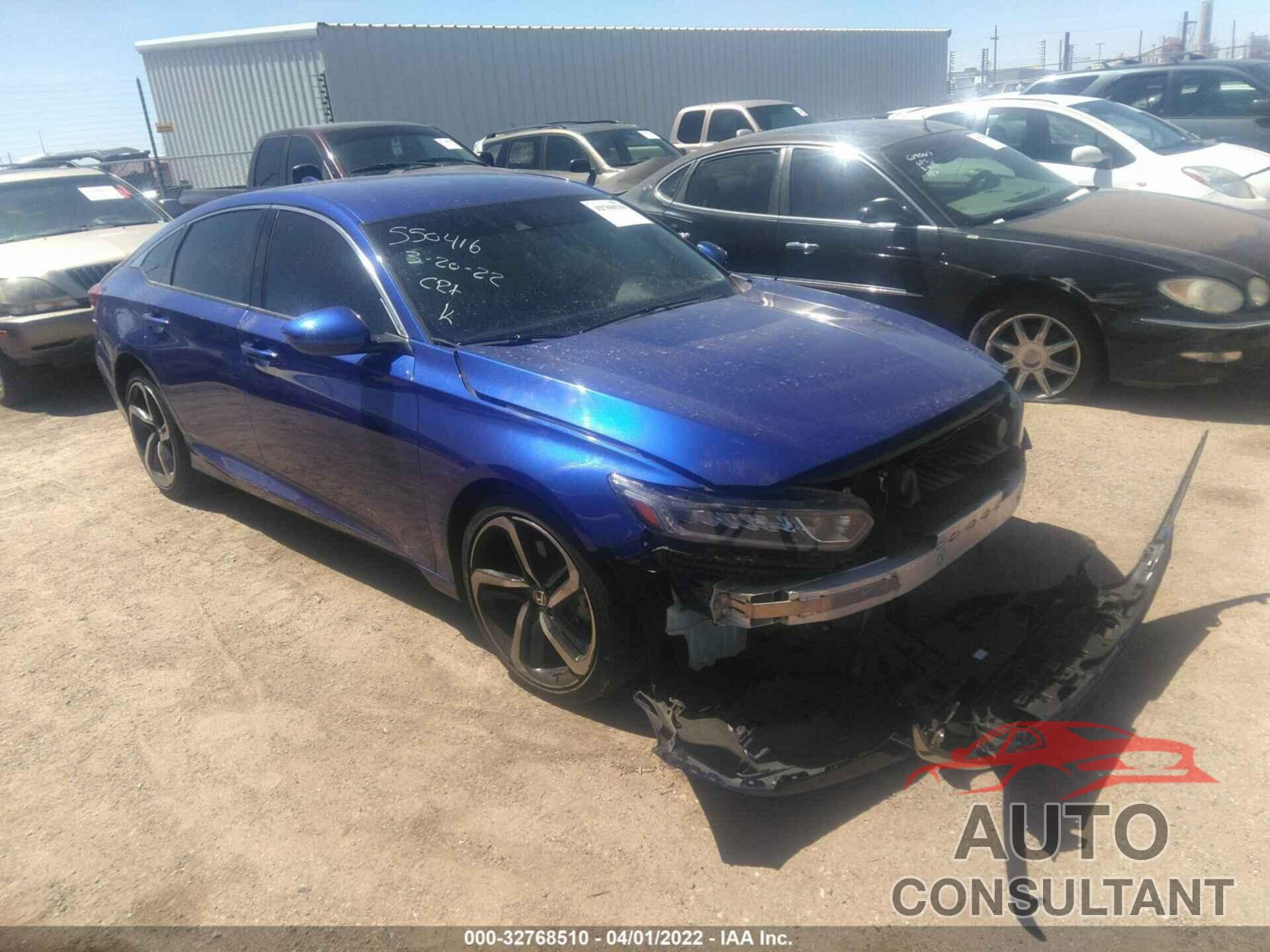 HONDA ACCORD SEDAN 2018 - 1HGCV1F38JA179942