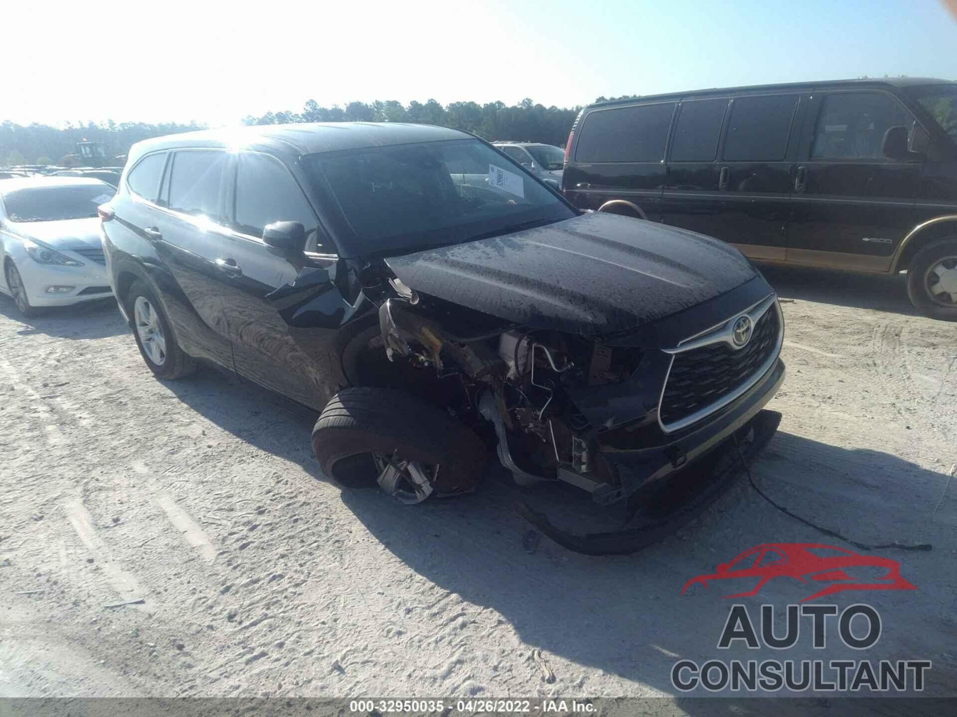 TOYOTA HIGHLANDER 2021 - 5TDCZRAH4MS031427