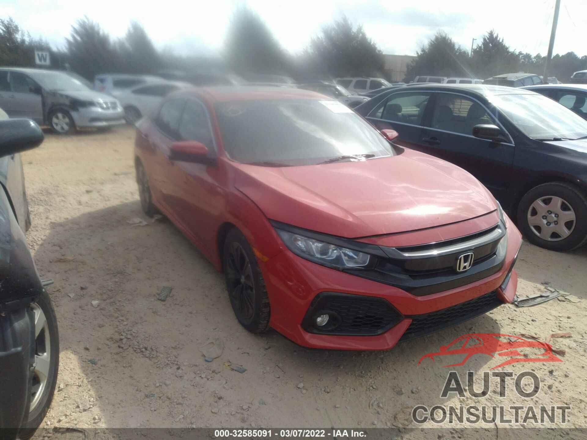HONDA CIVIC HATCHBACK 2018 - SHHFK7H51JU414855