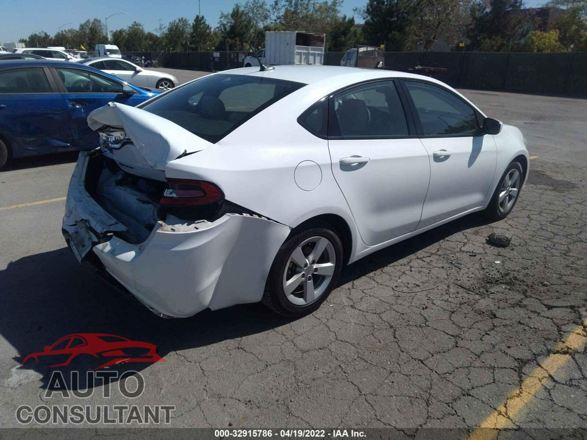 DODGE DART 2016 - 1C3CDFBB4GD679930