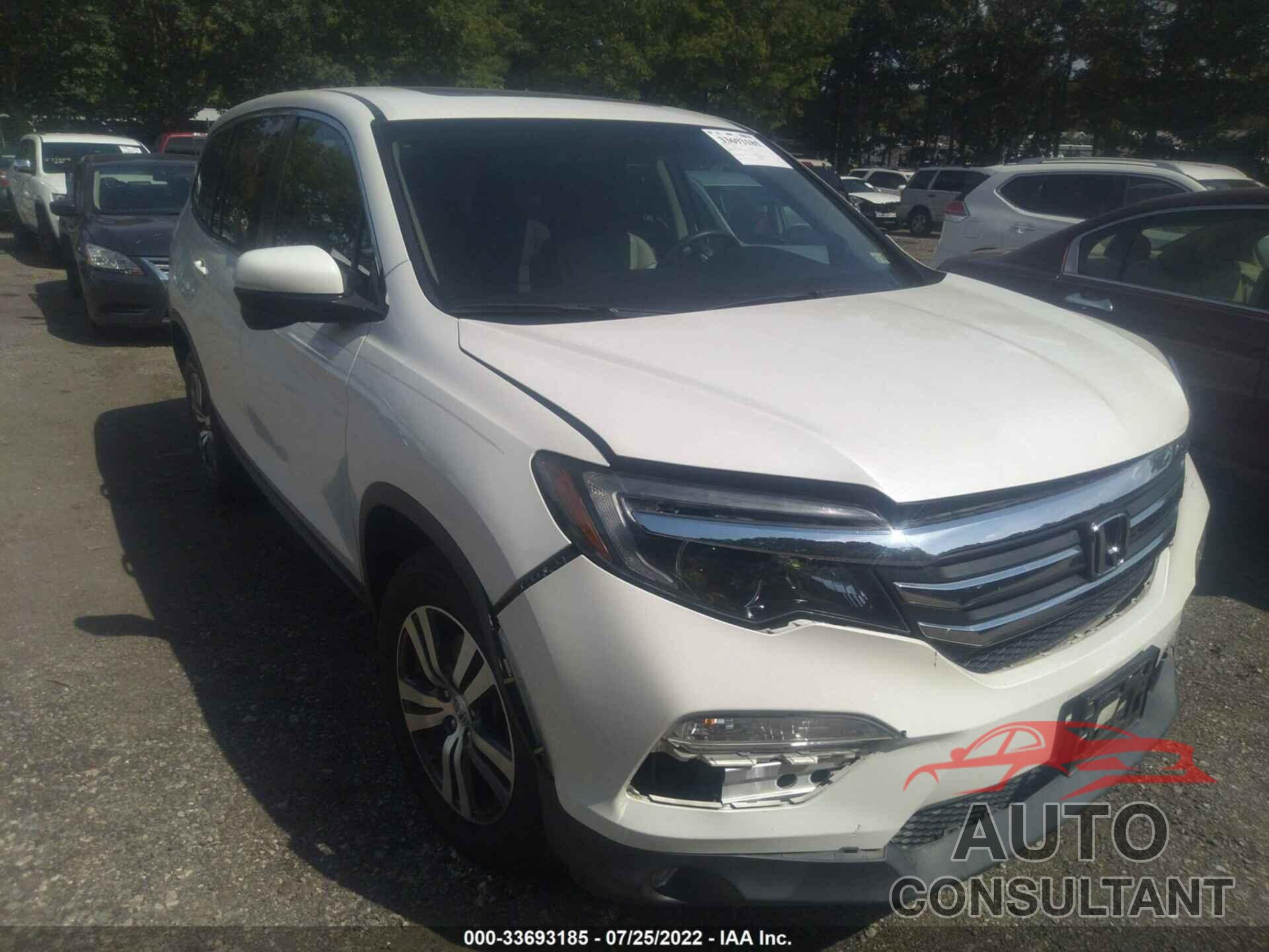 HONDA PILOT 2017 - 5FNYF6H78HB053645