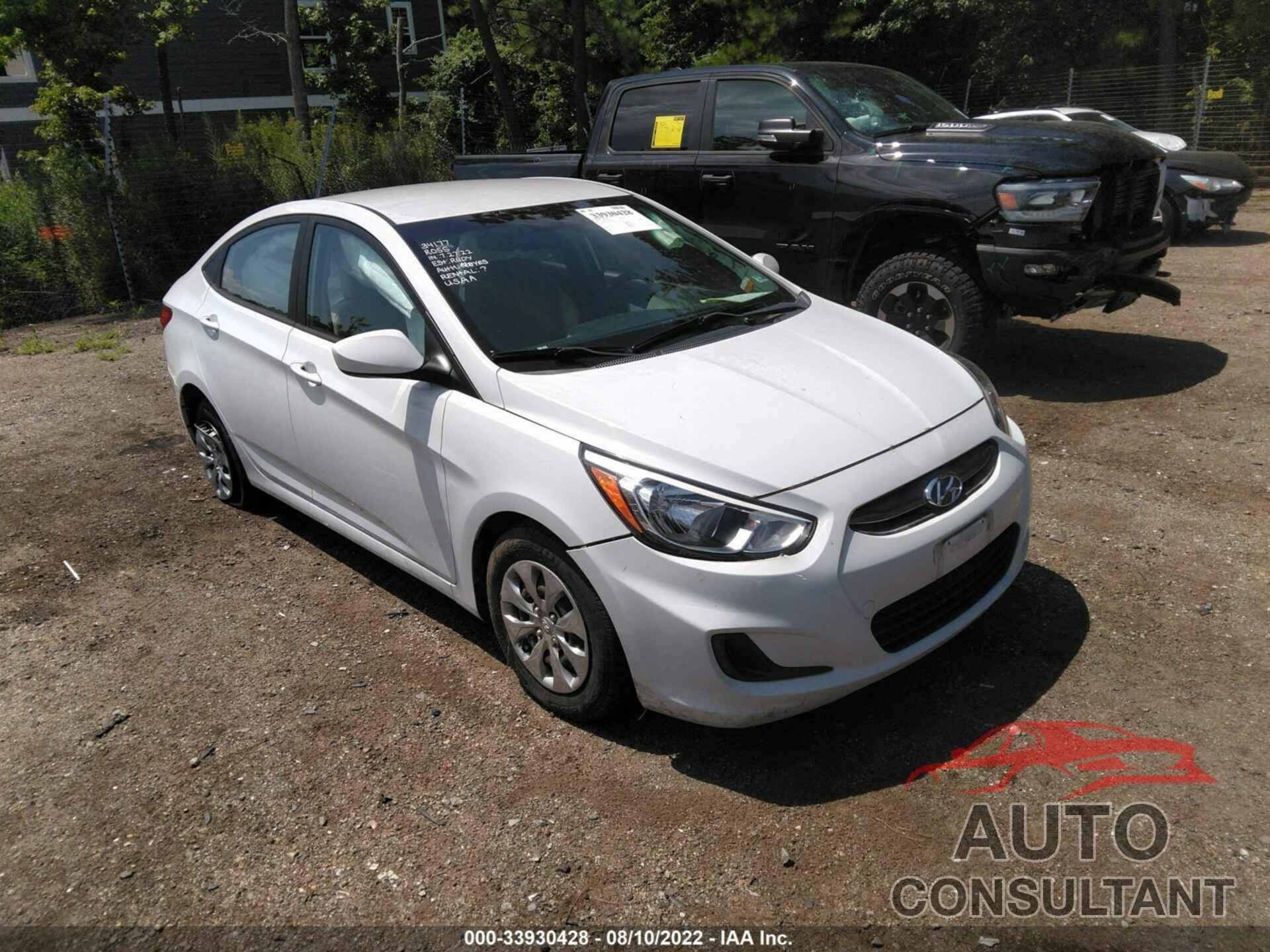 HYUNDAI ACCENT 2017 - KMHCT4AE7HU367435