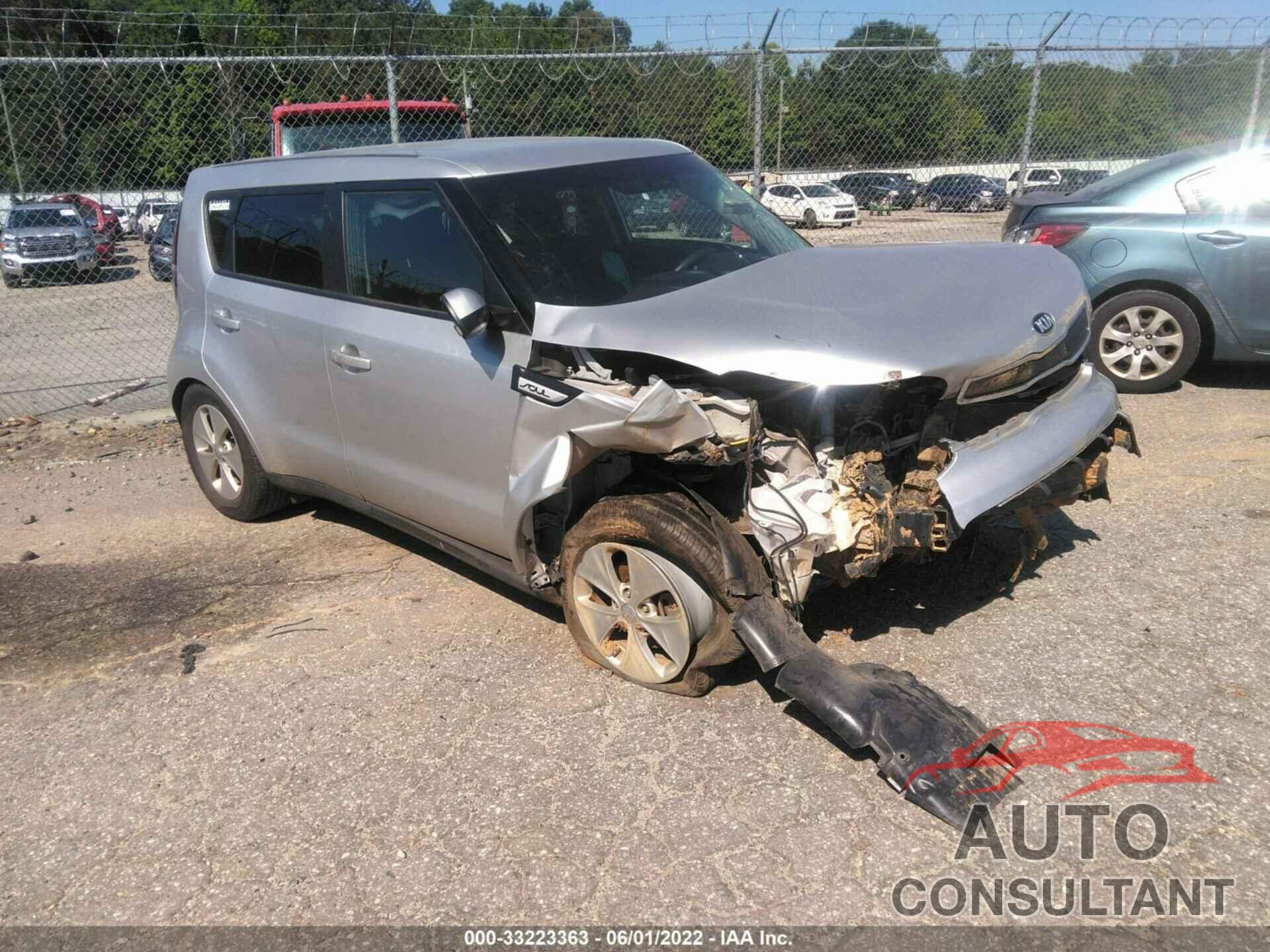 KIA SOUL 2016 - KNDJN2A22G7827677