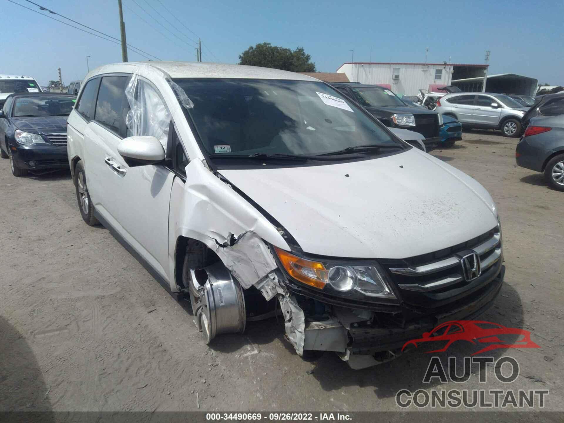 HONDA ODYSSEY 2016 - 5FNRL5H37GB006738