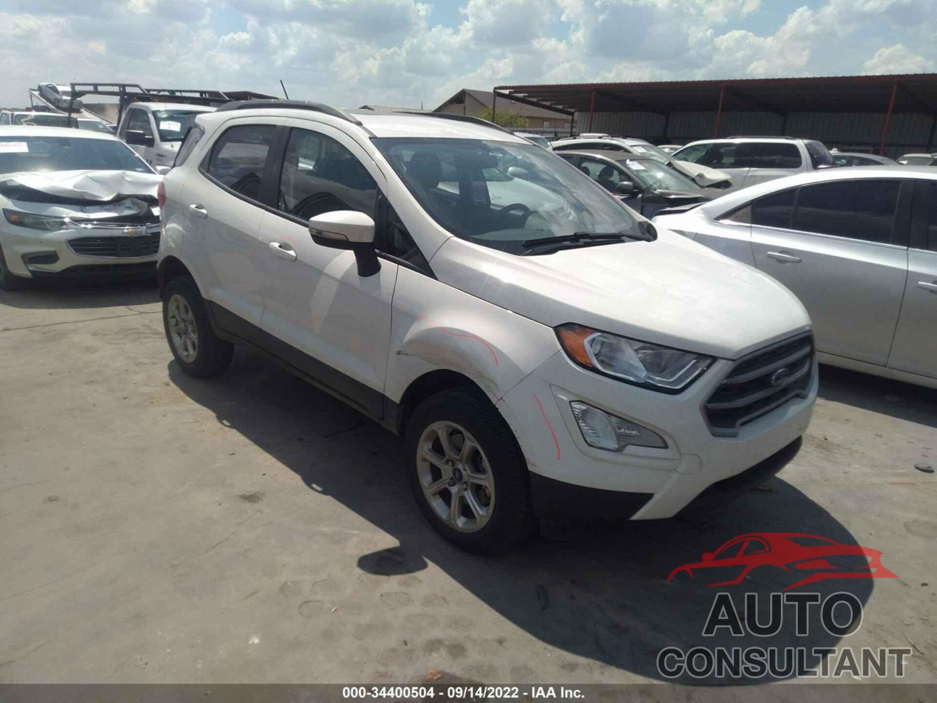 FORD ECOSPORT 2019 - MAJ6S3GL0KC301266