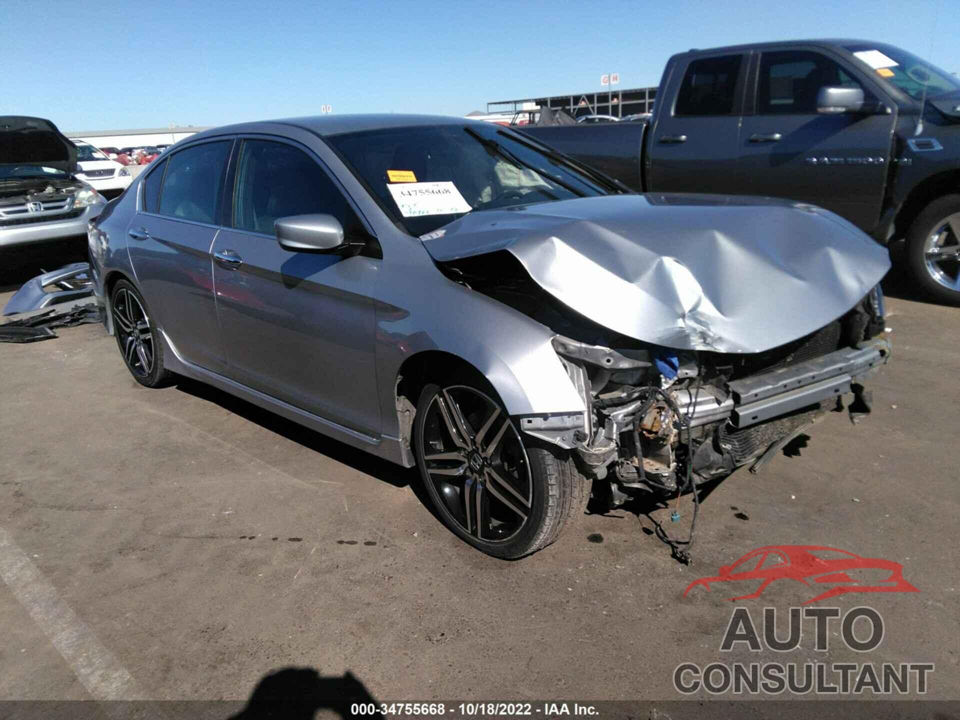 HONDA ACCORD SEDAN 2016 - 1HGCR2F57GA099455