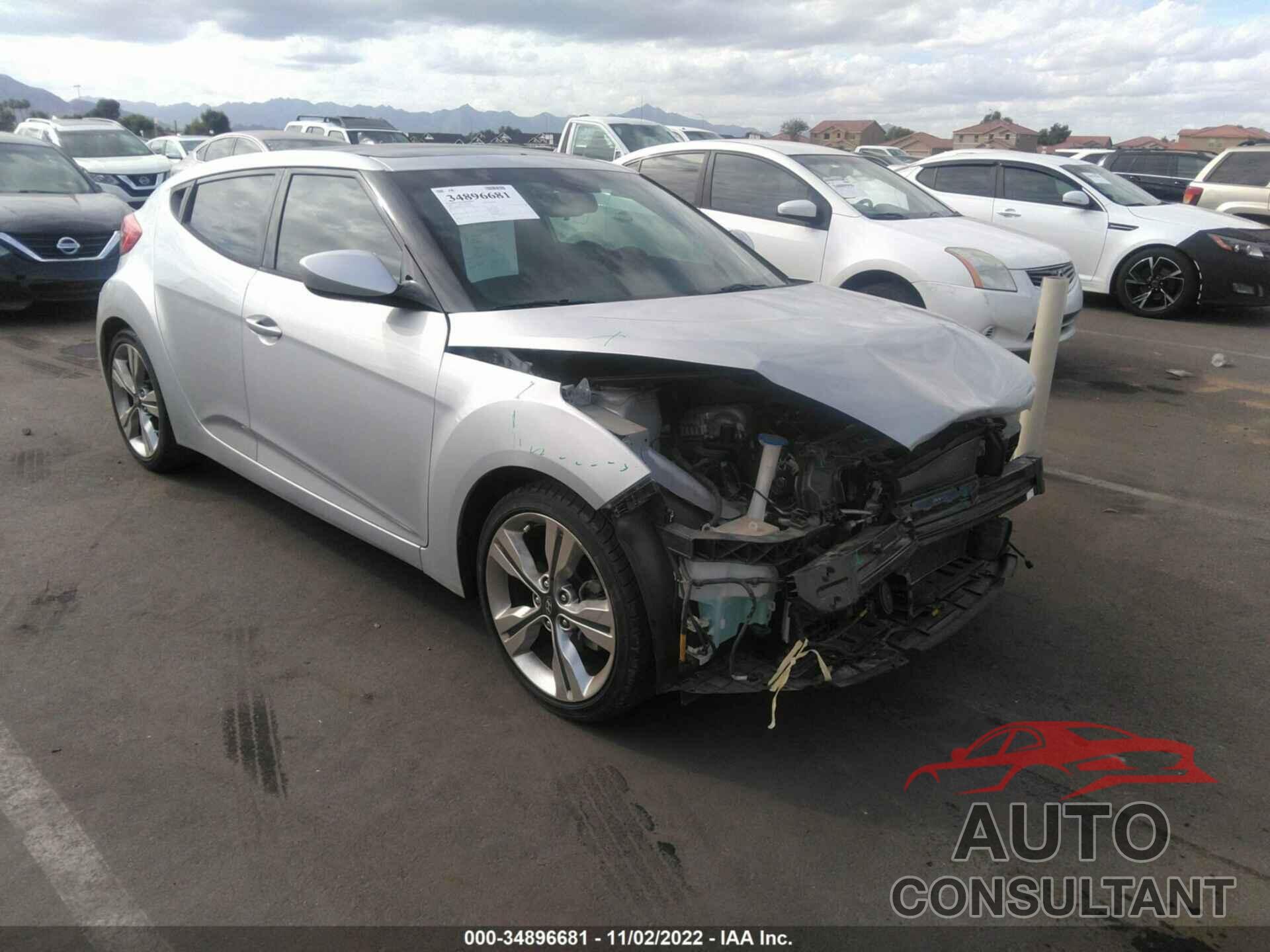 HYUNDAI VELOSTER 2016 - KMHTC6AD2GU301182