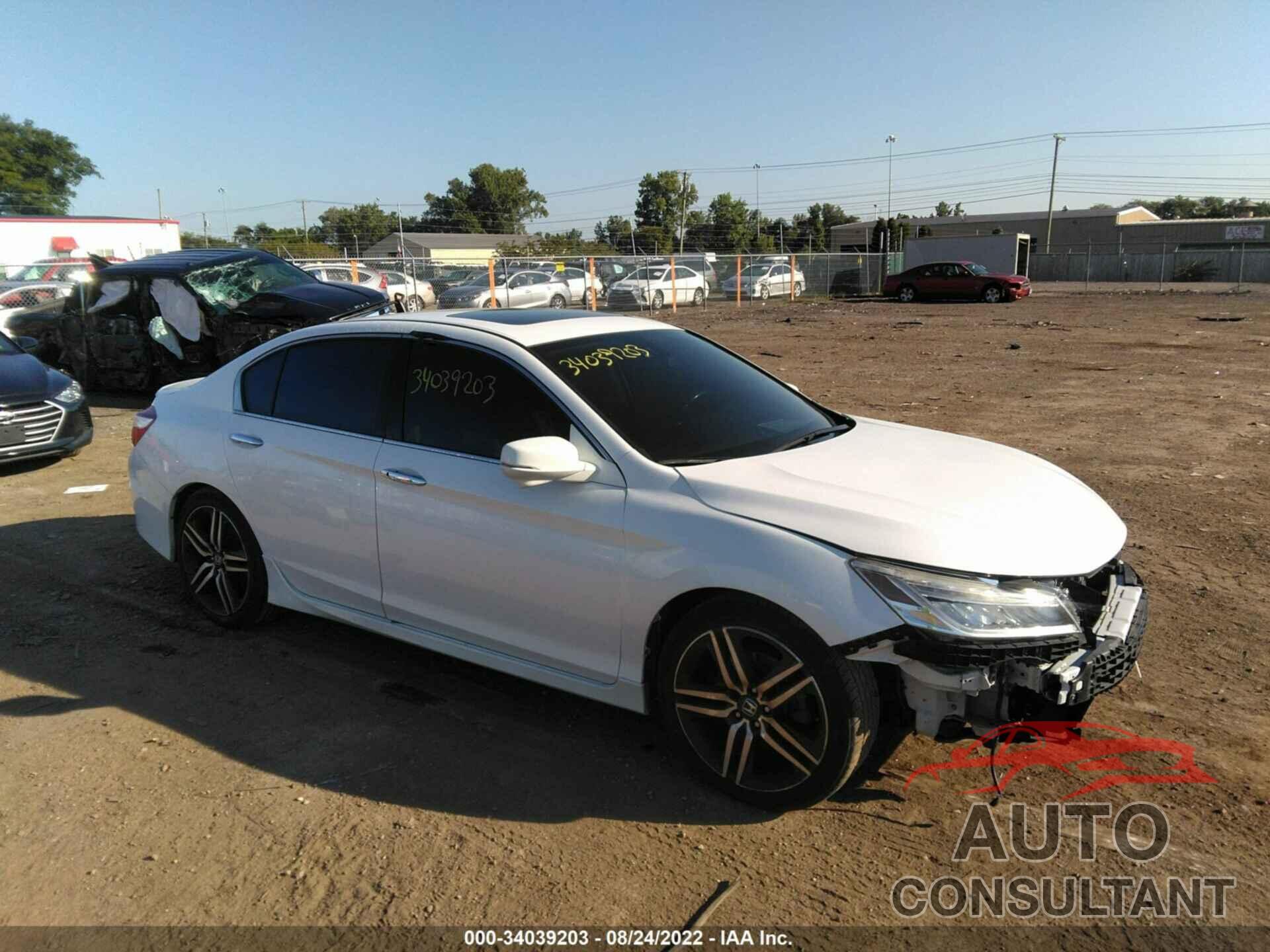 HONDA ACCORD SEDAN 2016 - 1HGCR3F95GA019952