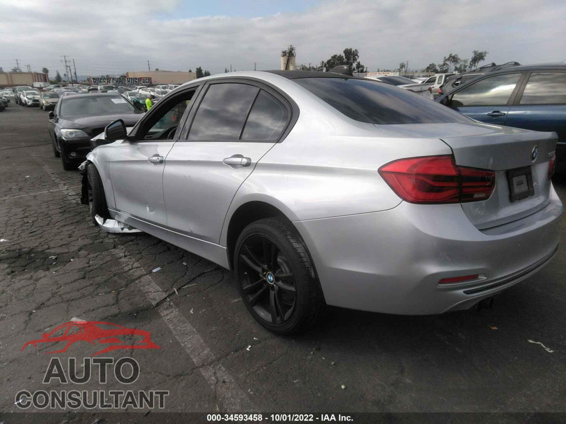 BMW 3 SERIES 2016 - WBA8E9G5XGNU29666