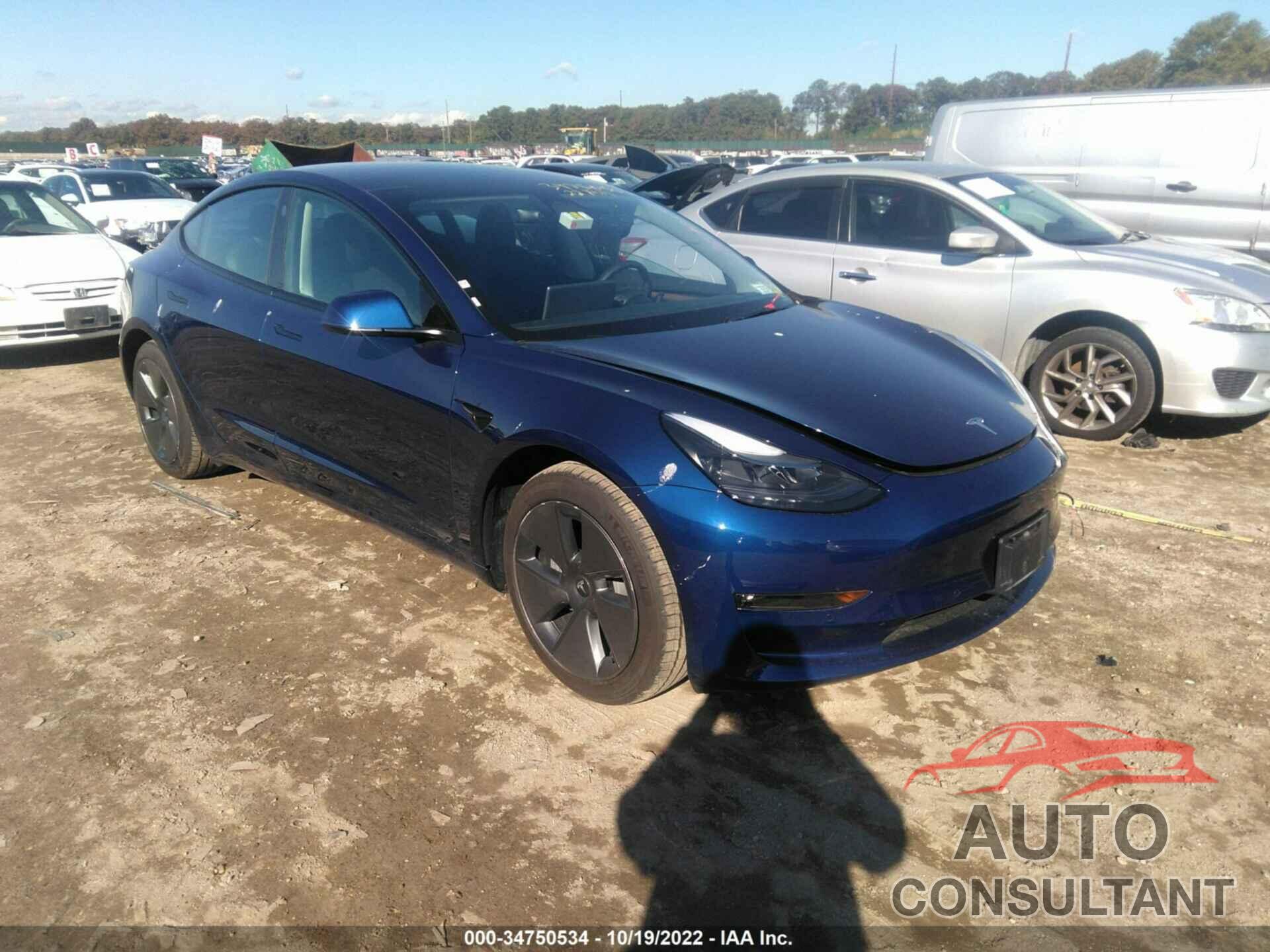 TESLA MODEL 3 2022 - 5YJ3E1EB2NF288062