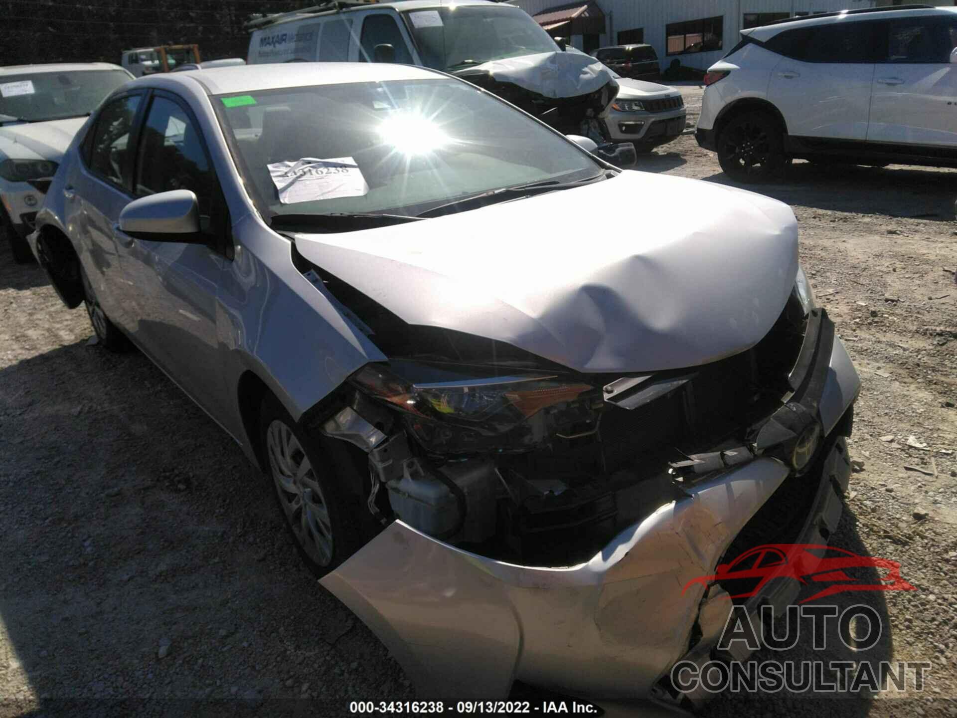 TOYOTA COROLLA 2018 - 2T1BURHE1JC982789
