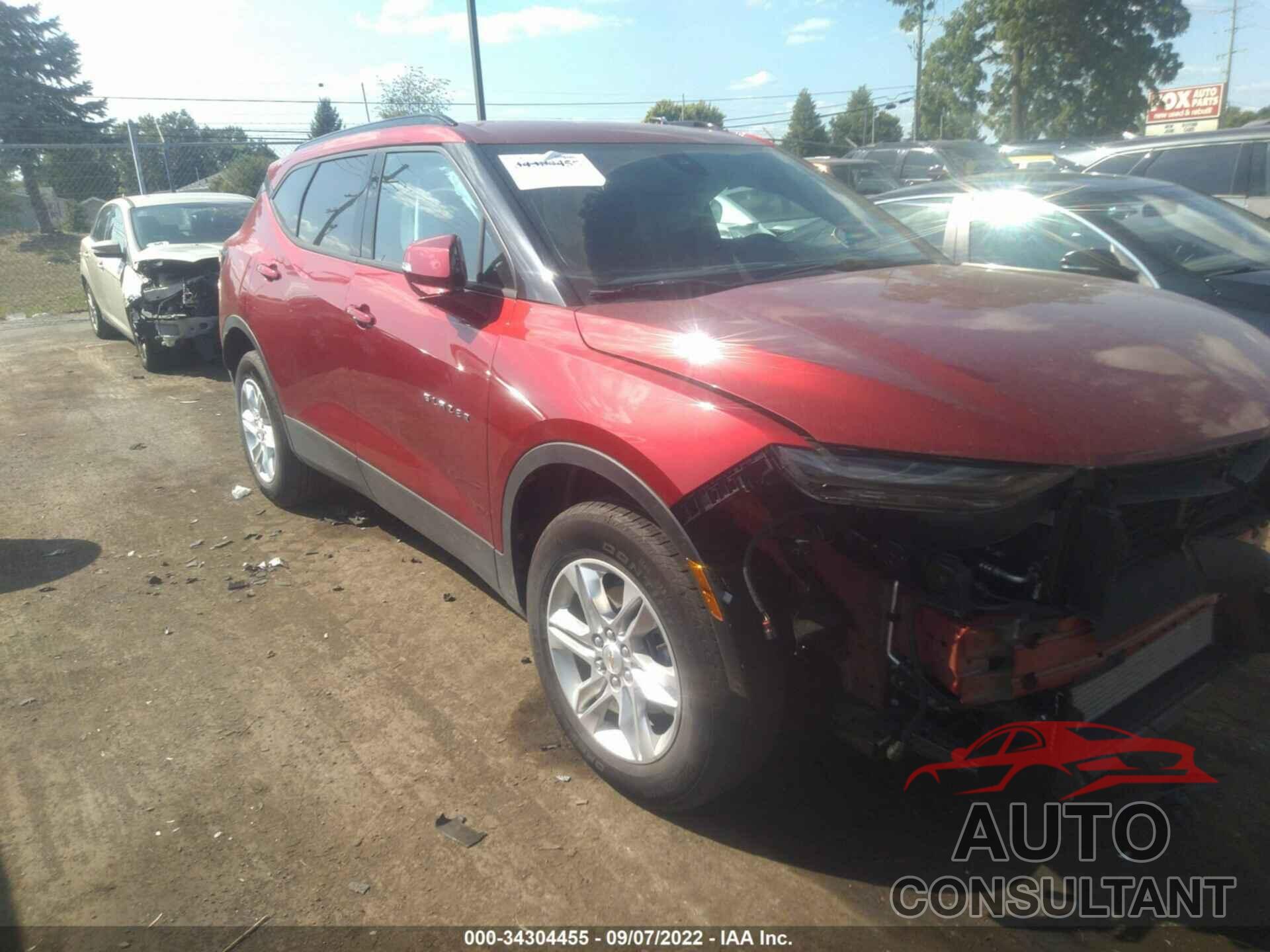 CHEVROLET BLAZER 2022 - 3GNKBHR43NS137223