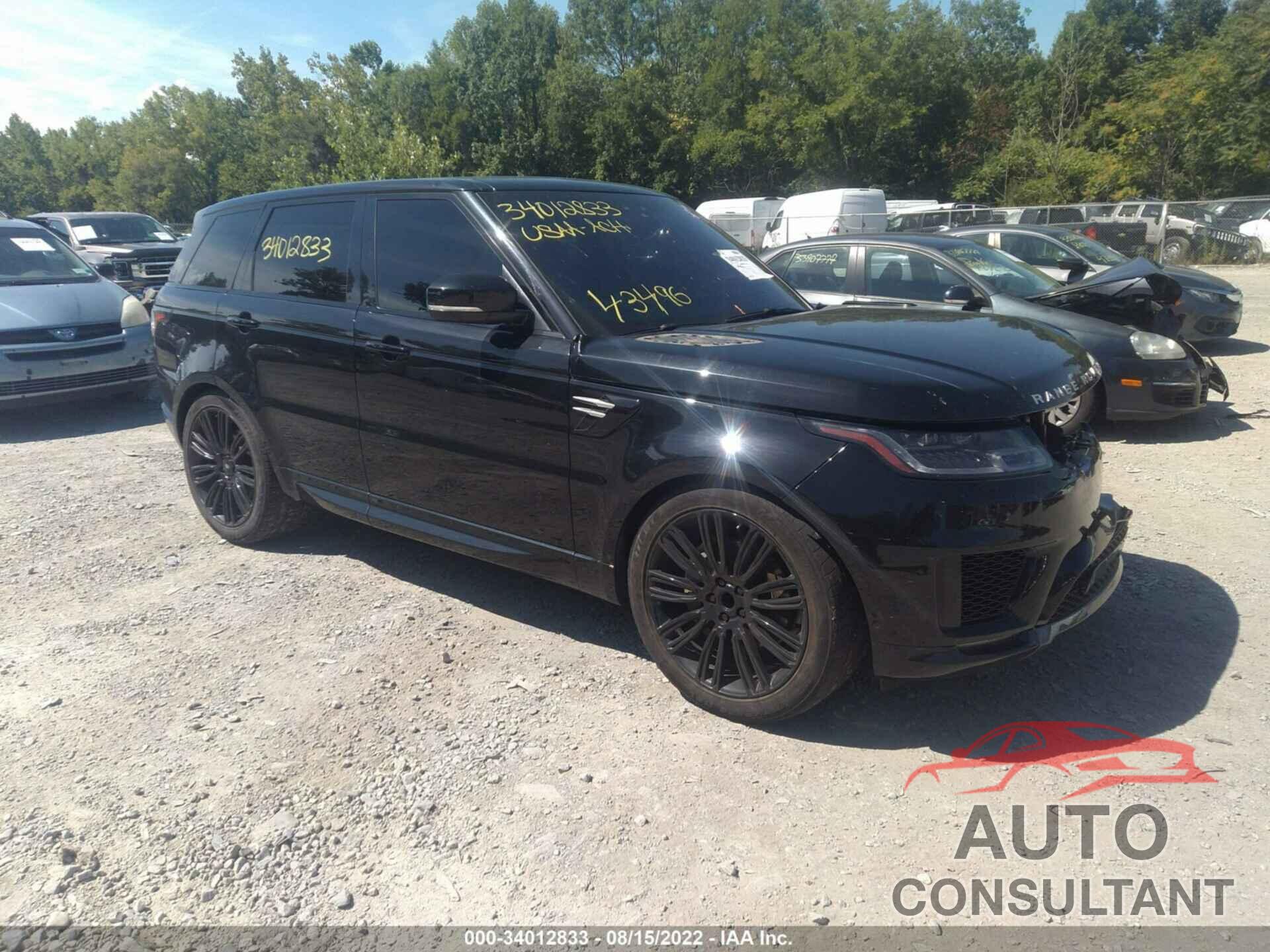 LAND ROVER RANGE ROVER SPORT 2019 - SALWR2RV3KA837244