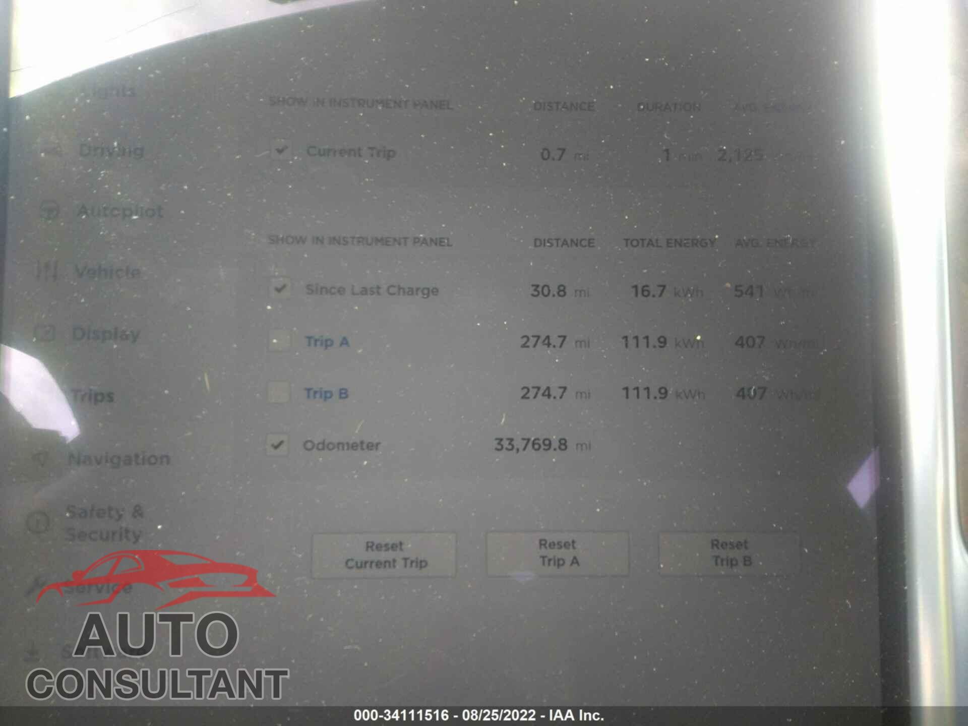 TESLA MODEL S 2017 - 5YJSA1E24HF193451