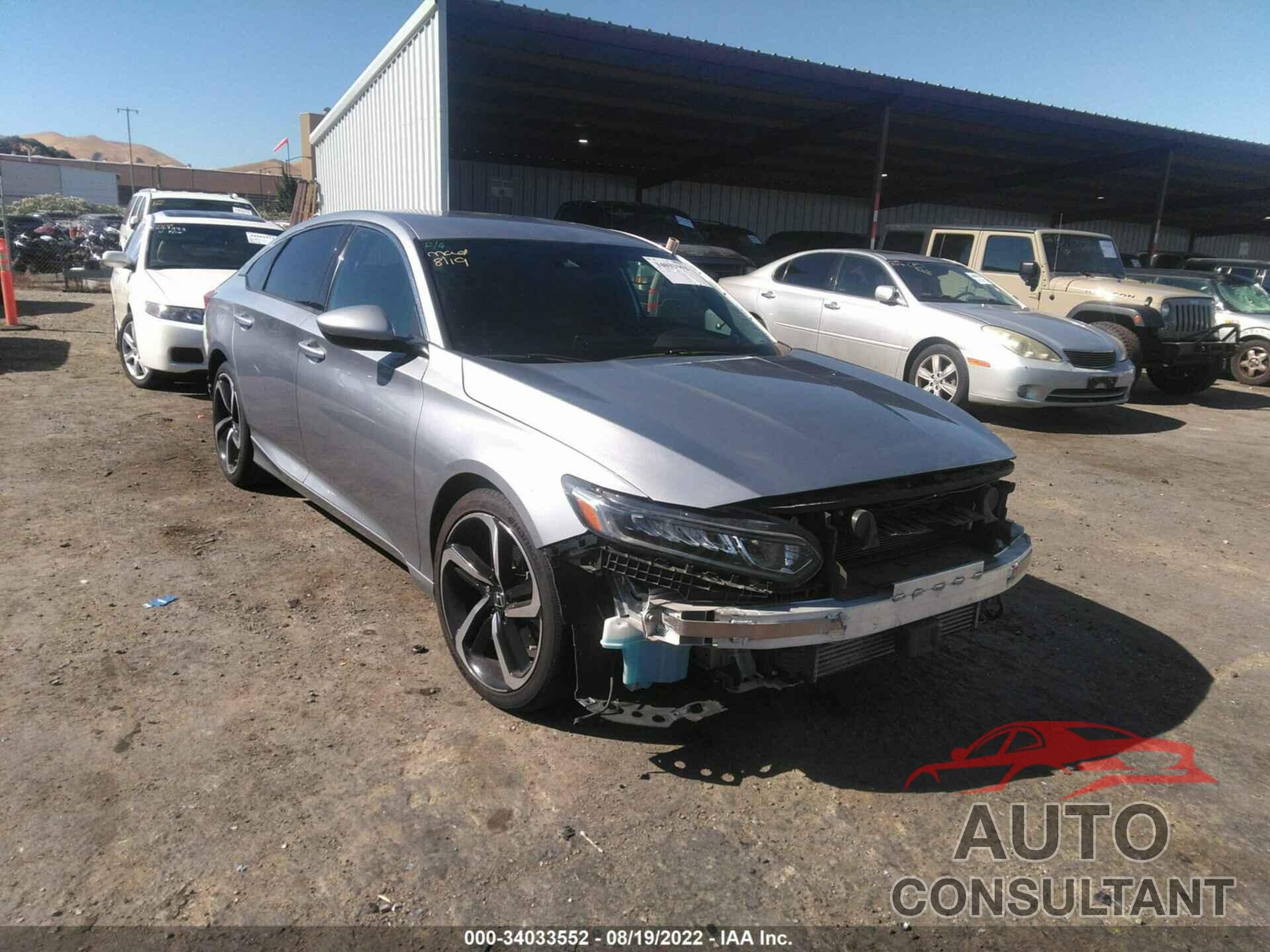 HONDA ACCORD SEDAN 2018 - 1HGCV1F39JA153320