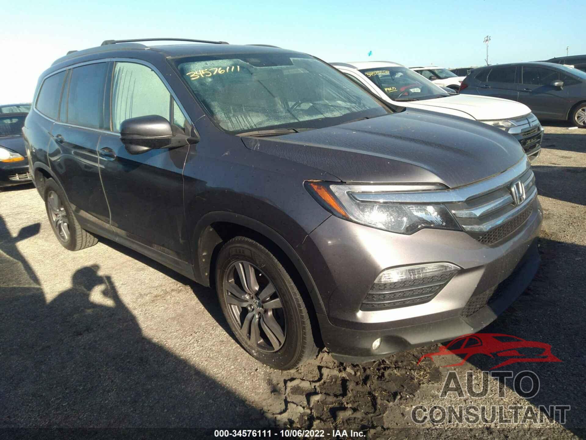 HONDA PILOT 2016 - 5FNYF6H89GB121068